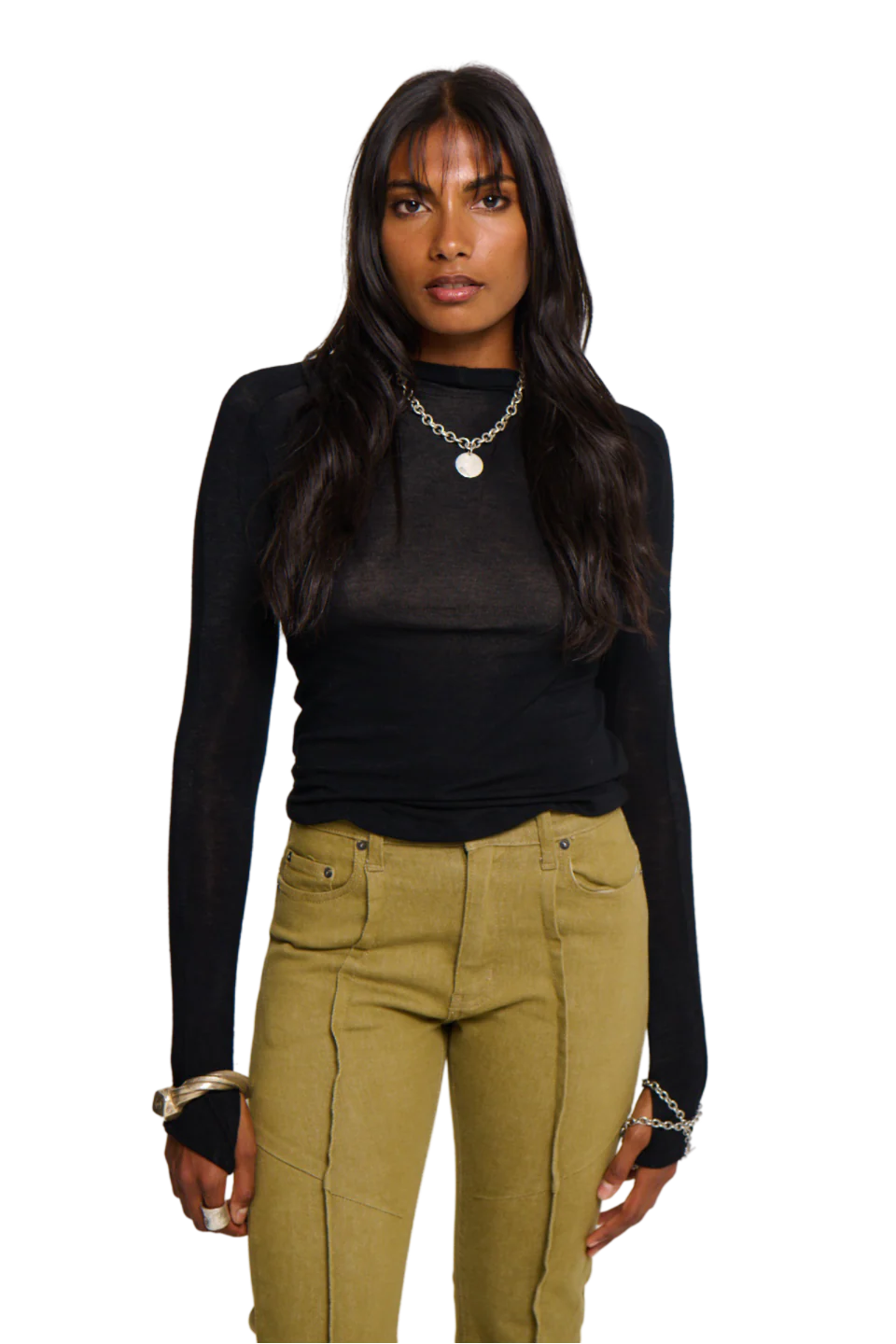 Angel Wool Top - Black - Image 2