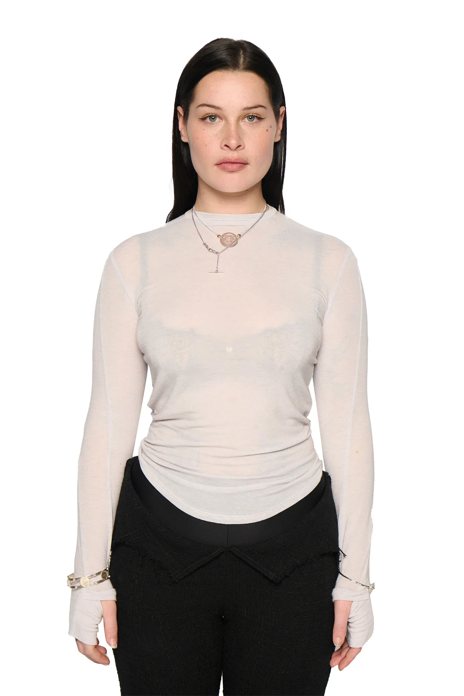 Angel Wool Top - Stone - Image 2