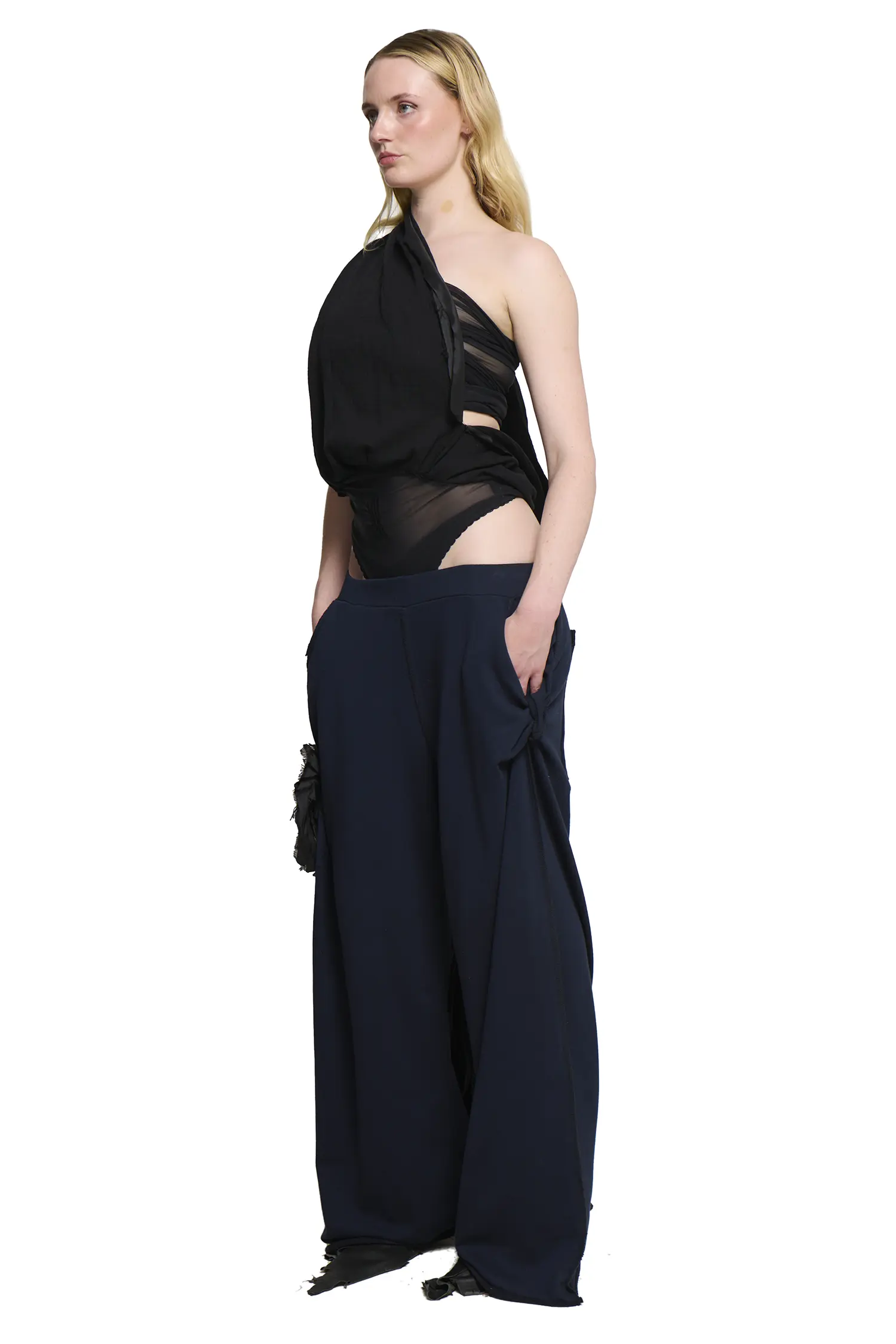 Ava Shawl Wrap - Black - Image 5
