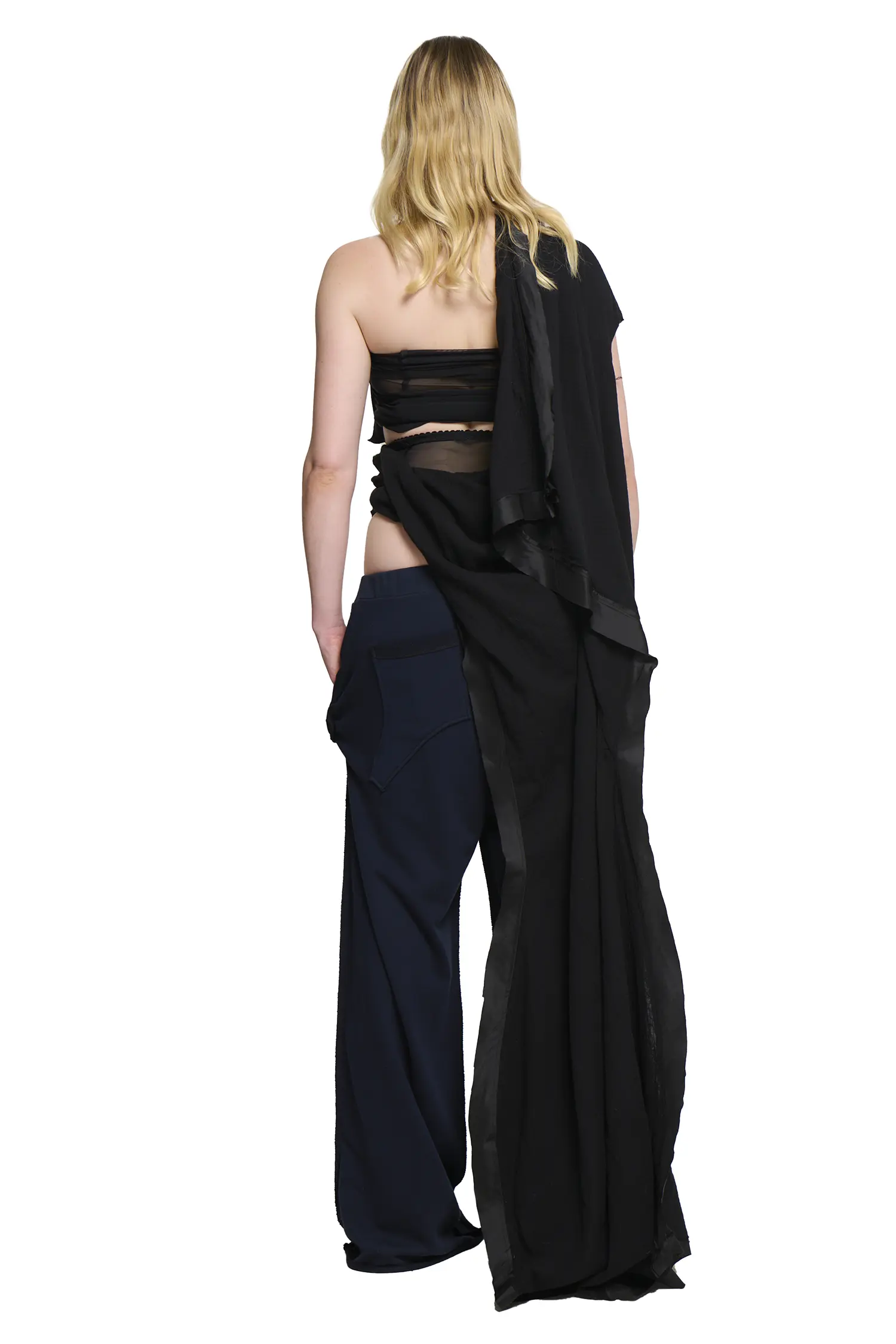 Ava Shawl Wrap - Black - Image 6