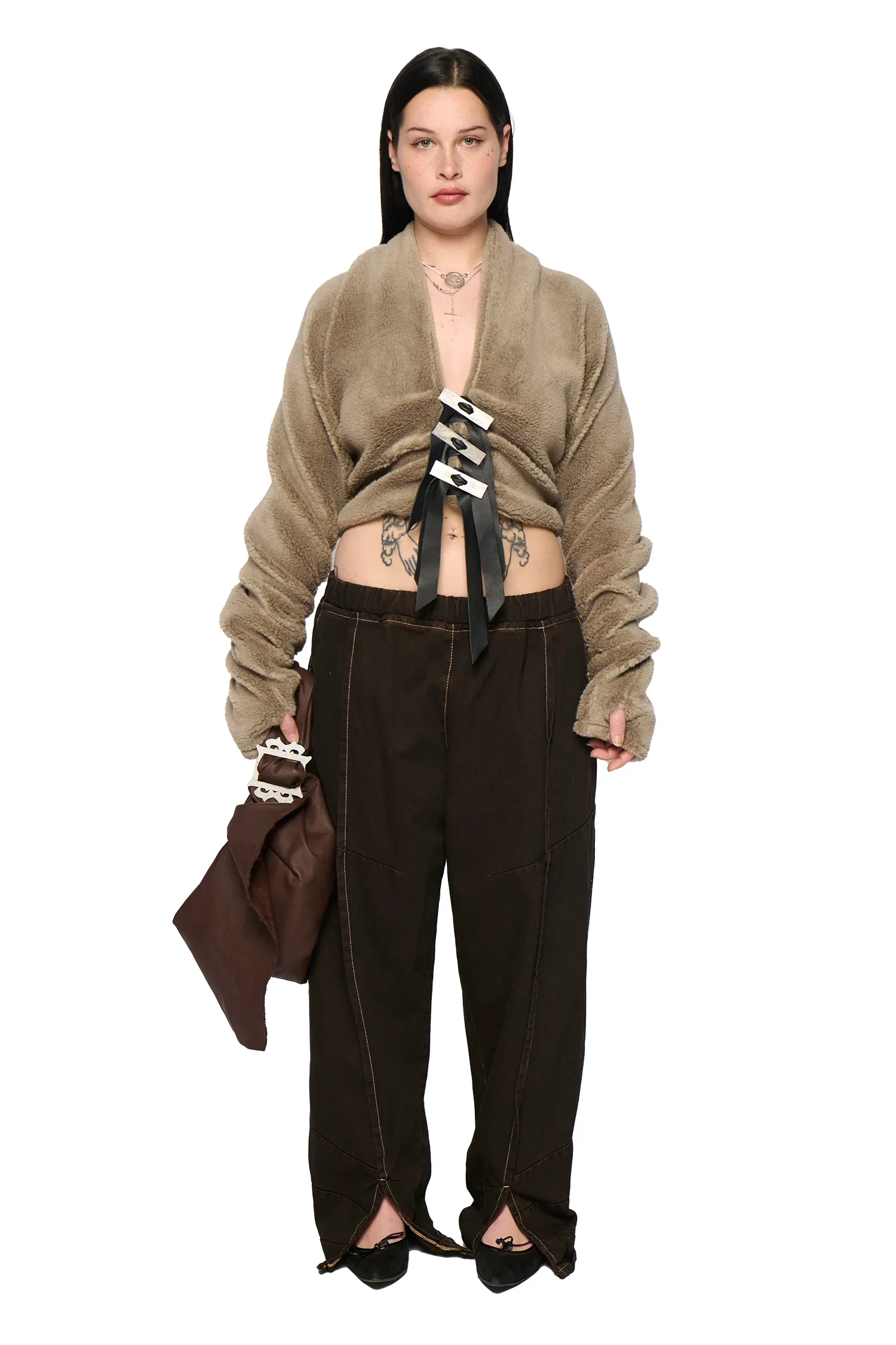 Baggy Spider Denim - Overdye Brown - Image 5