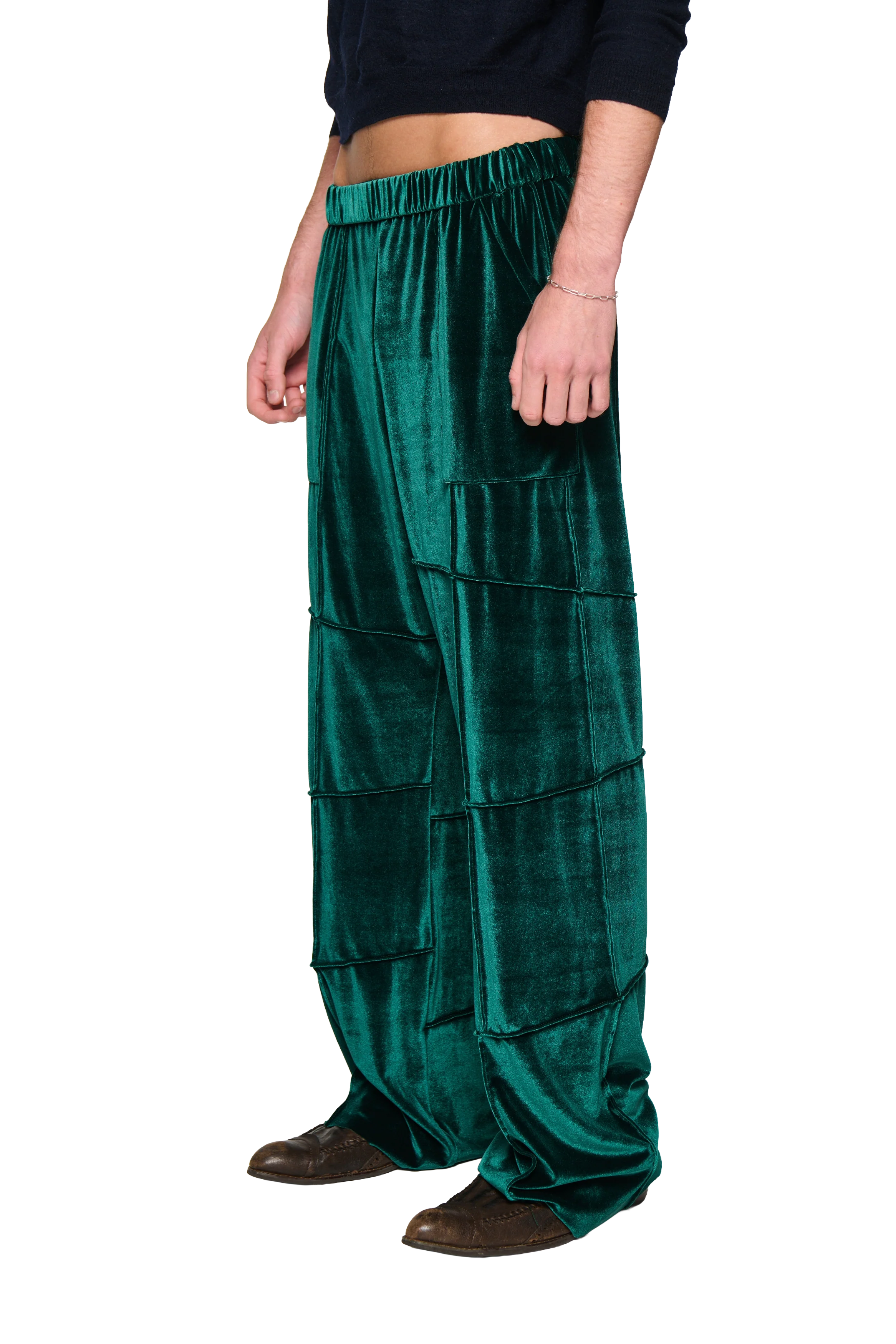 Baggy Spider Pant - Bottle Green - Image 4