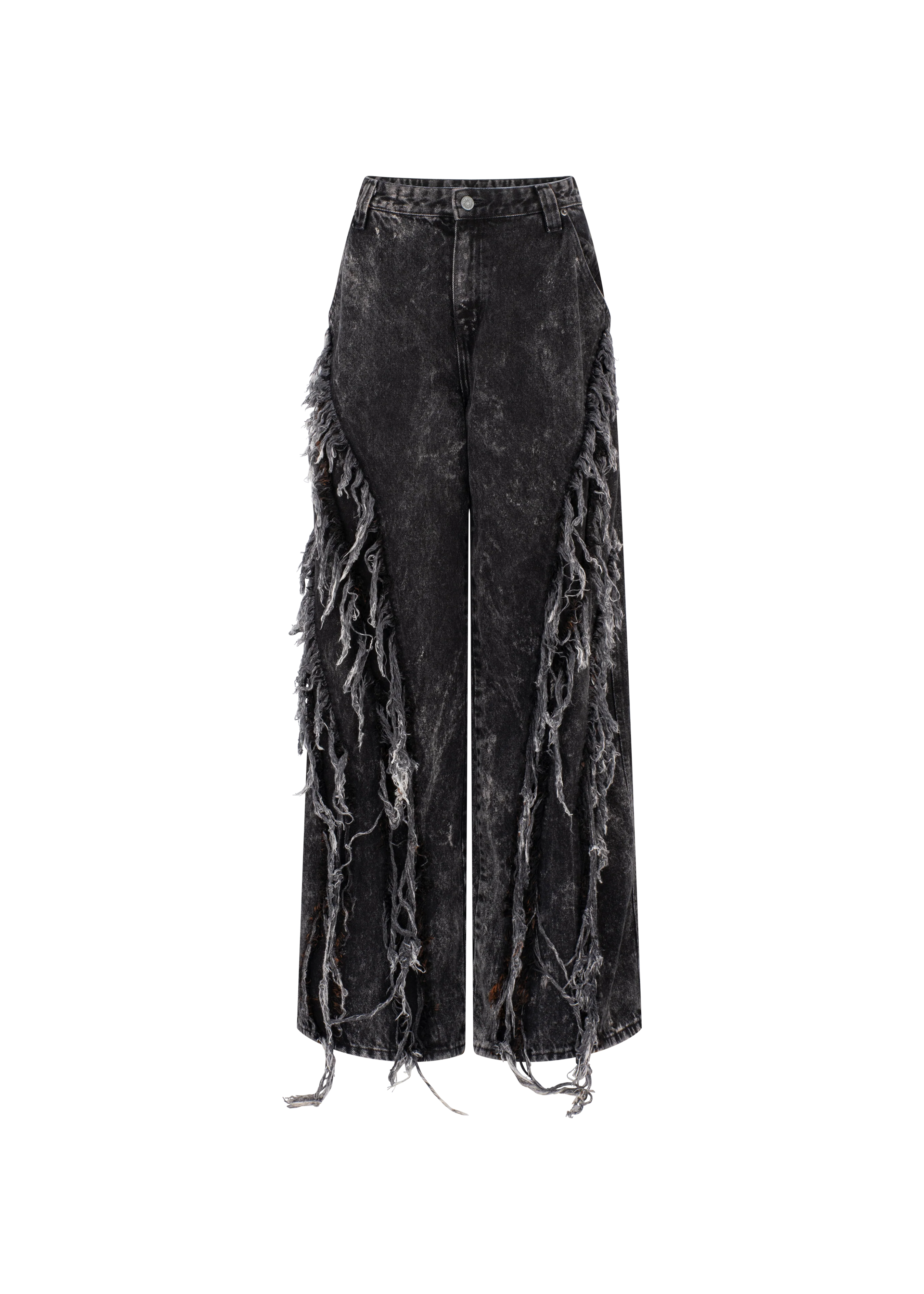 Baggy Spliced Denim Jean - Image 7