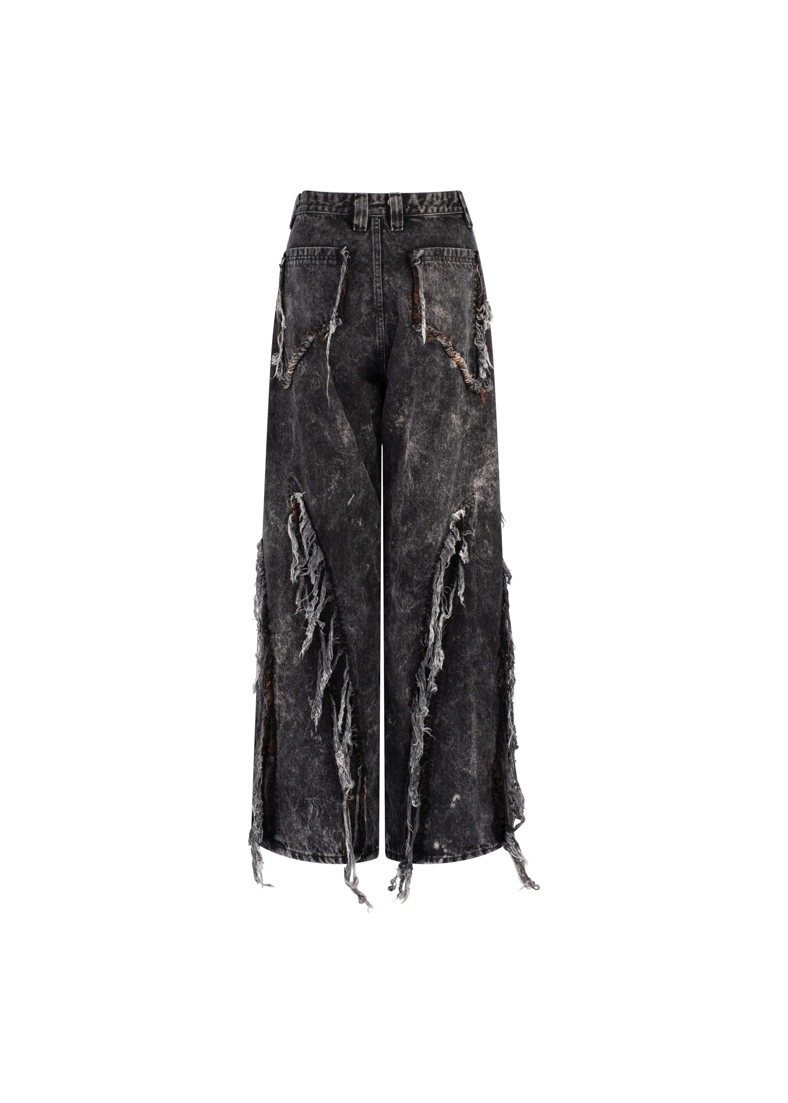Baggy Spliced Denim Jean - Image 8