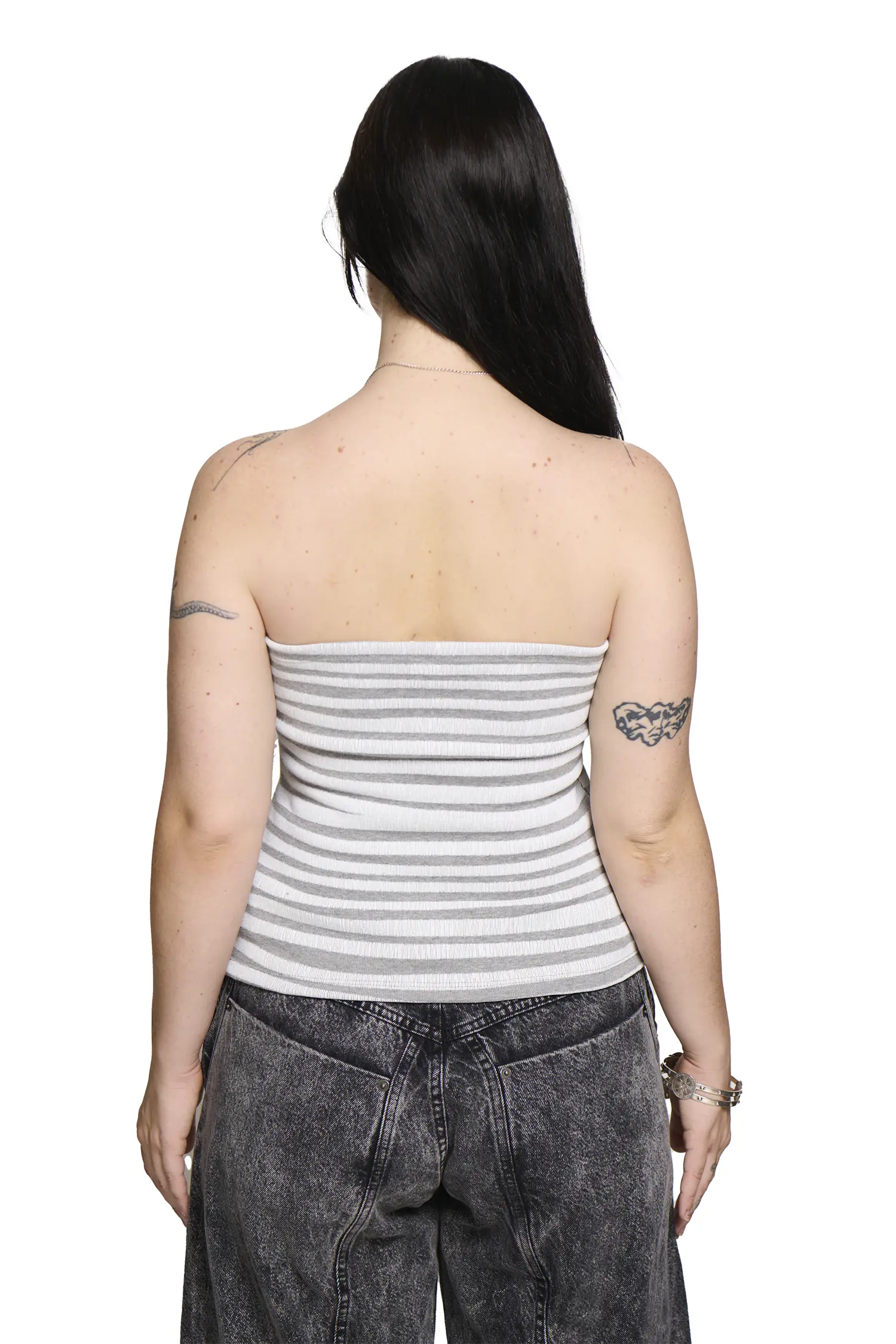 Circus Bandeau - Grey/White - Image 8