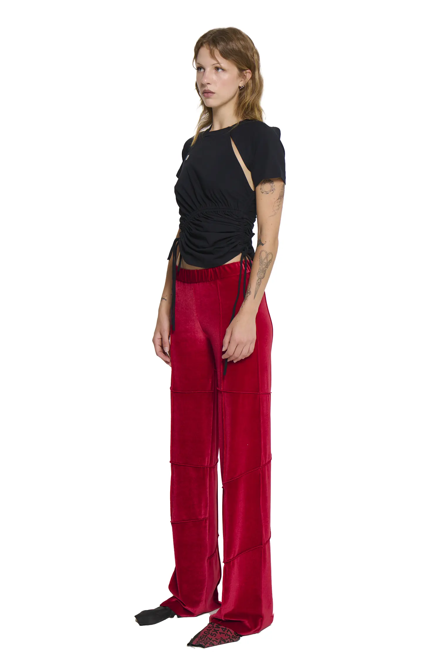 Spider Pant - Red (Flare) - Image 3