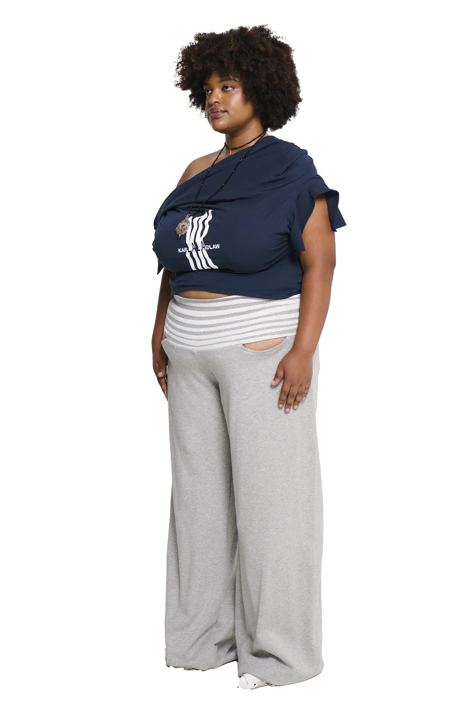 Circus Pant - Grey/White - Image 2