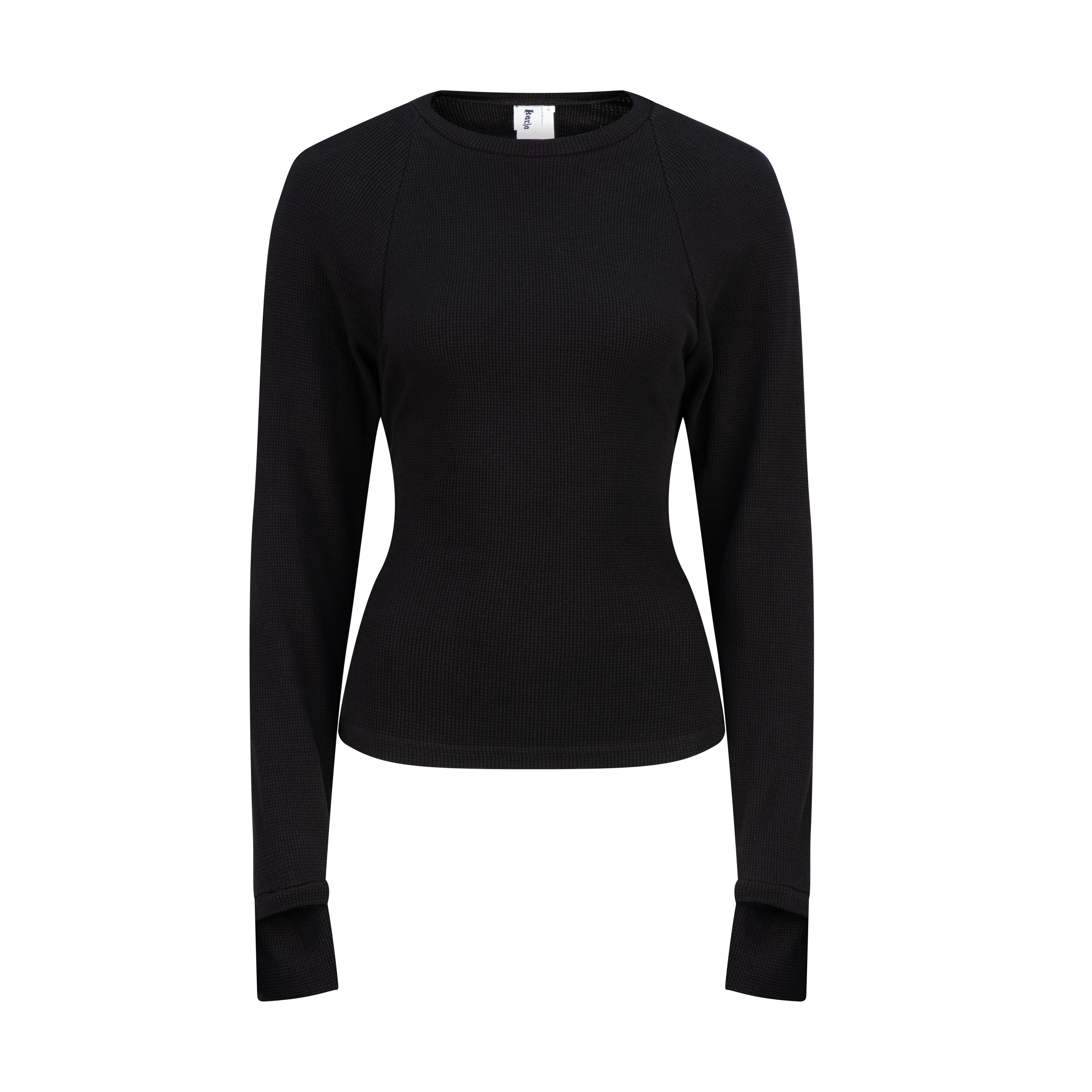 Wrapped Top - Black - Image 6