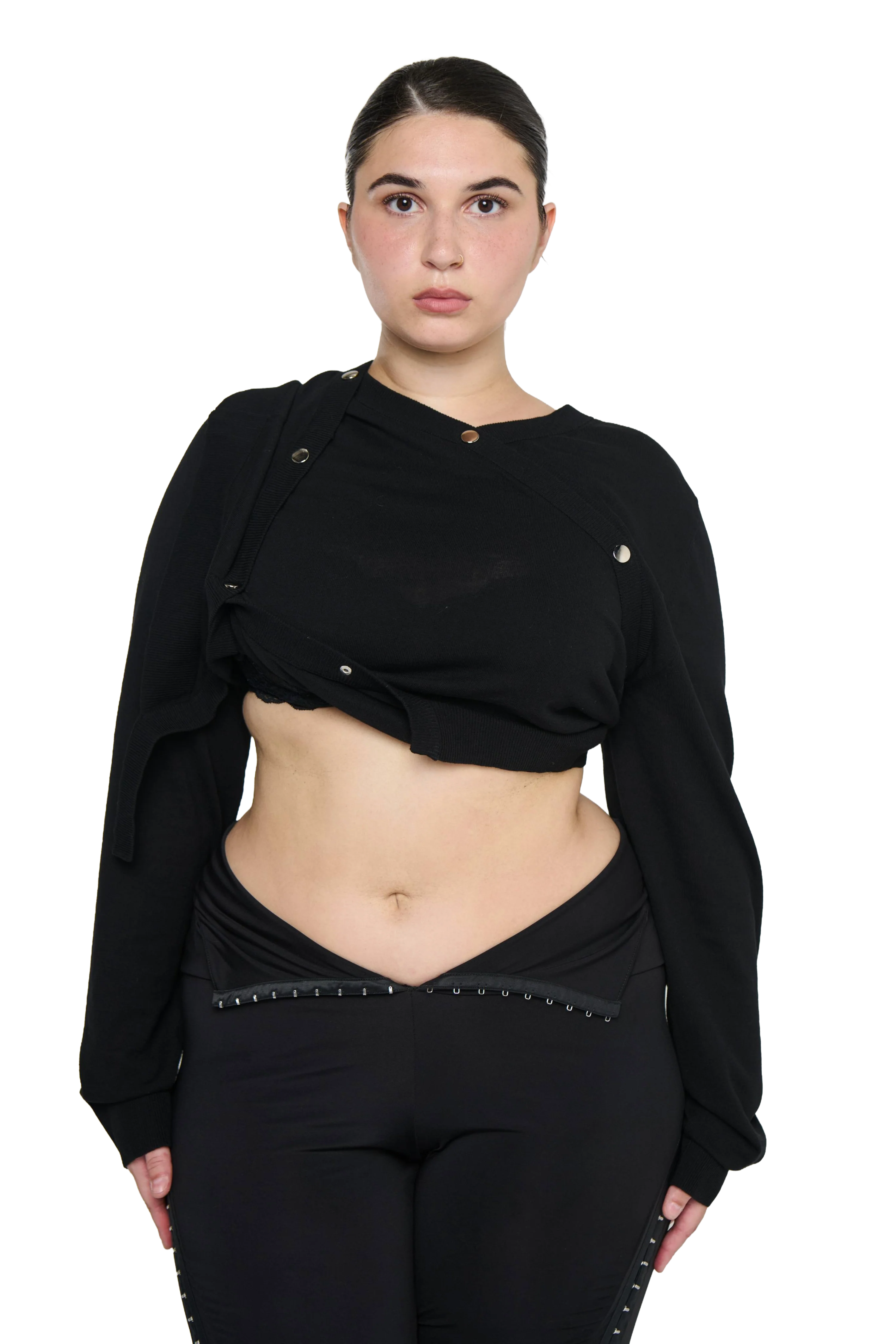 Dark Horse Cardigan - Black - Image 7