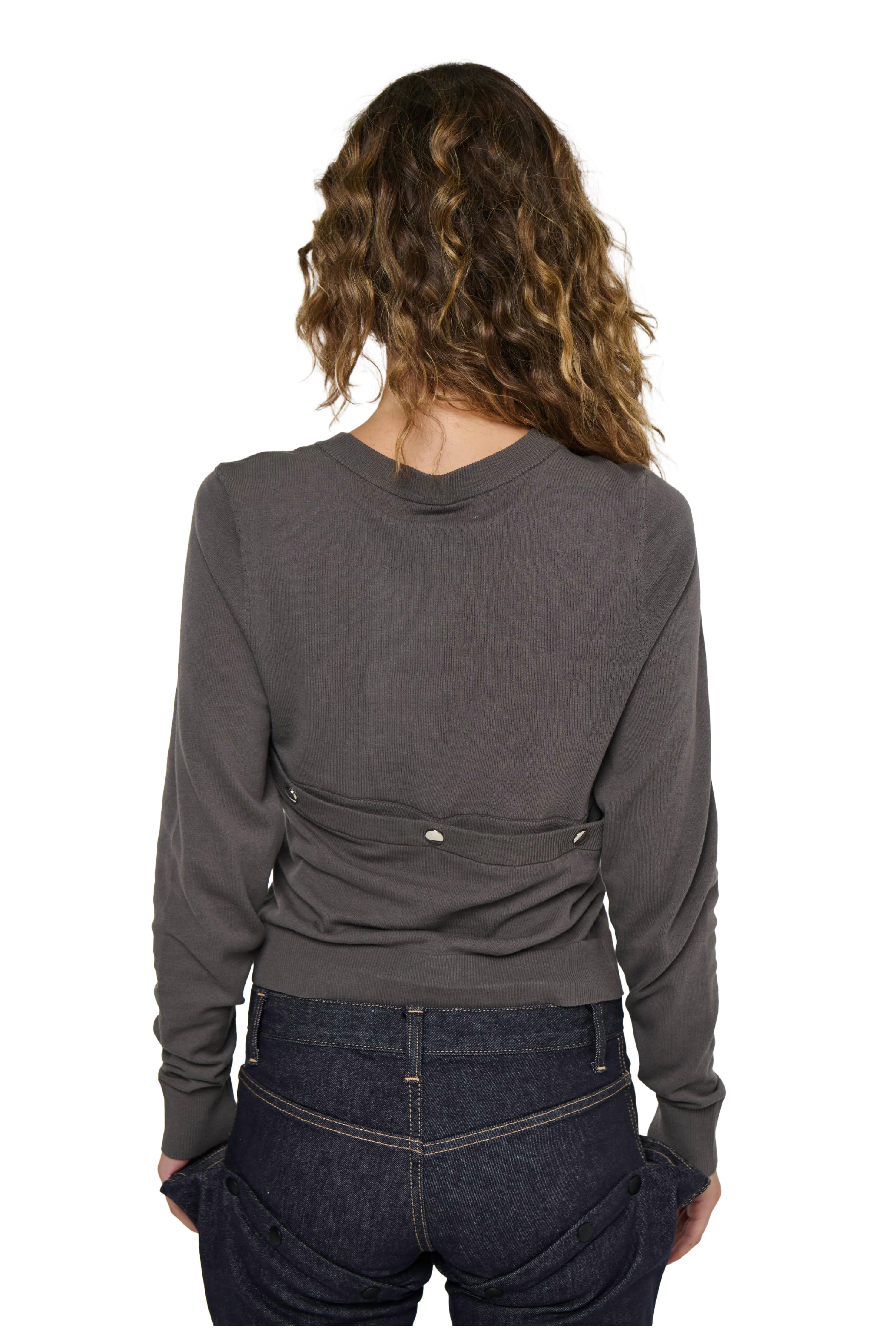 Dark Horse Cardigan - Taupe - Image 4