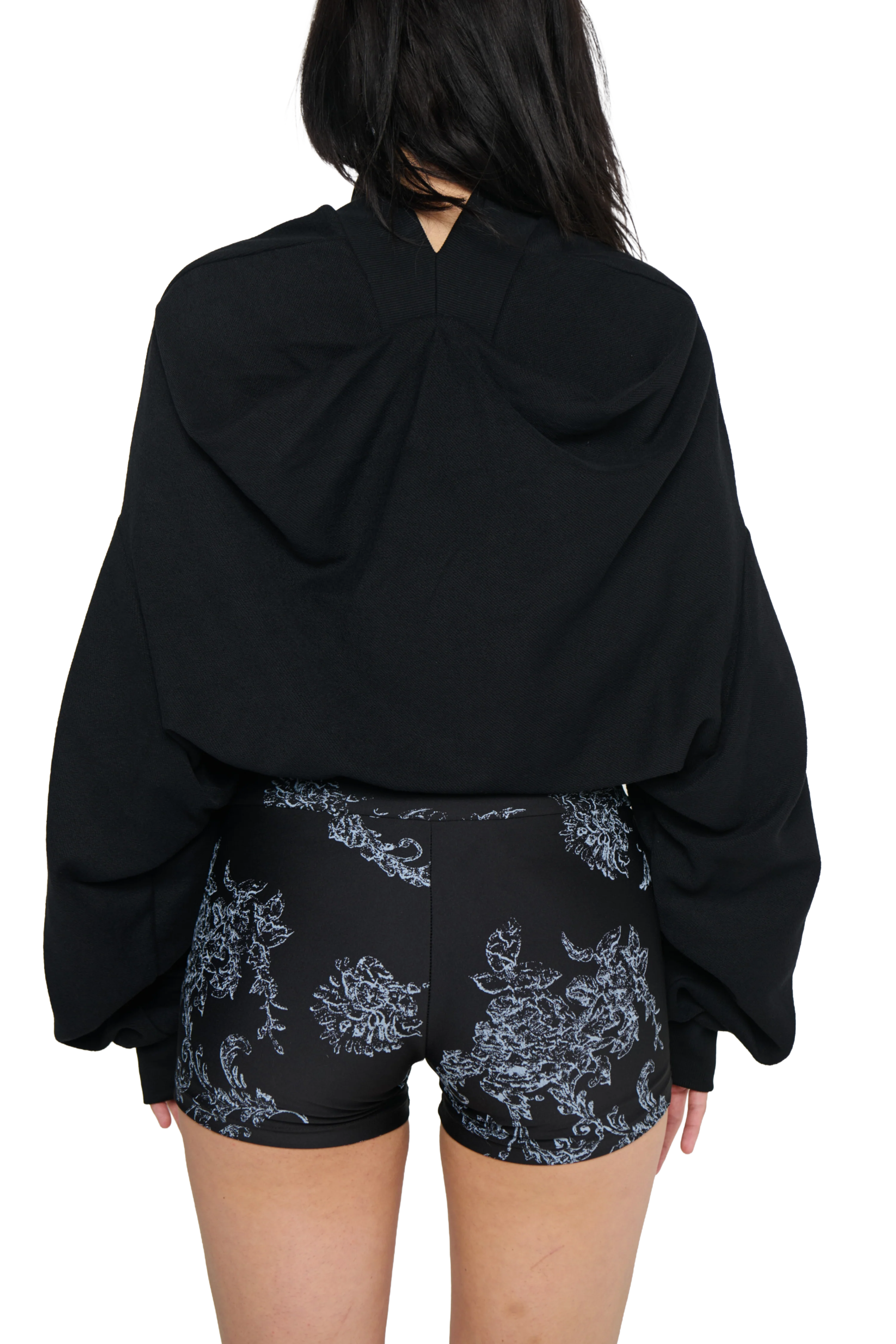 Floral Short - Black/Light Blue - Image 2