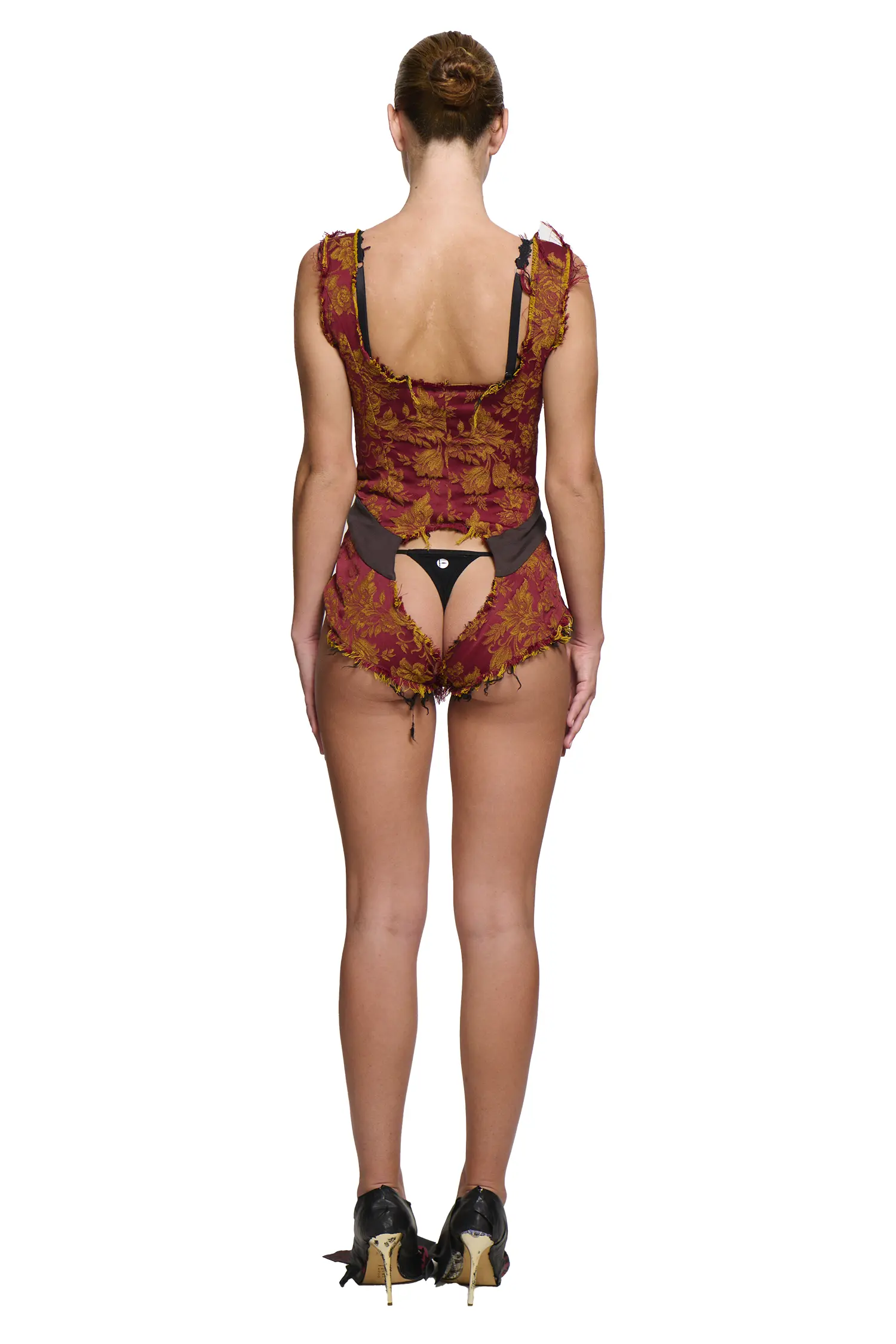 Furn Playsuit - Floral Jaquard - Image 4