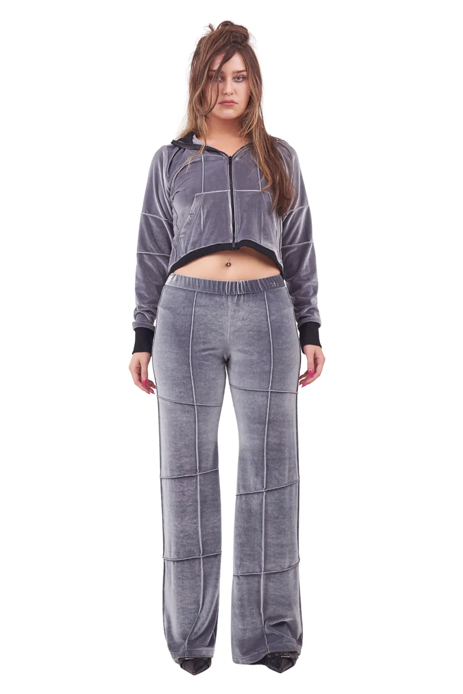Spider Pant - Grey (Flare) - Image 3