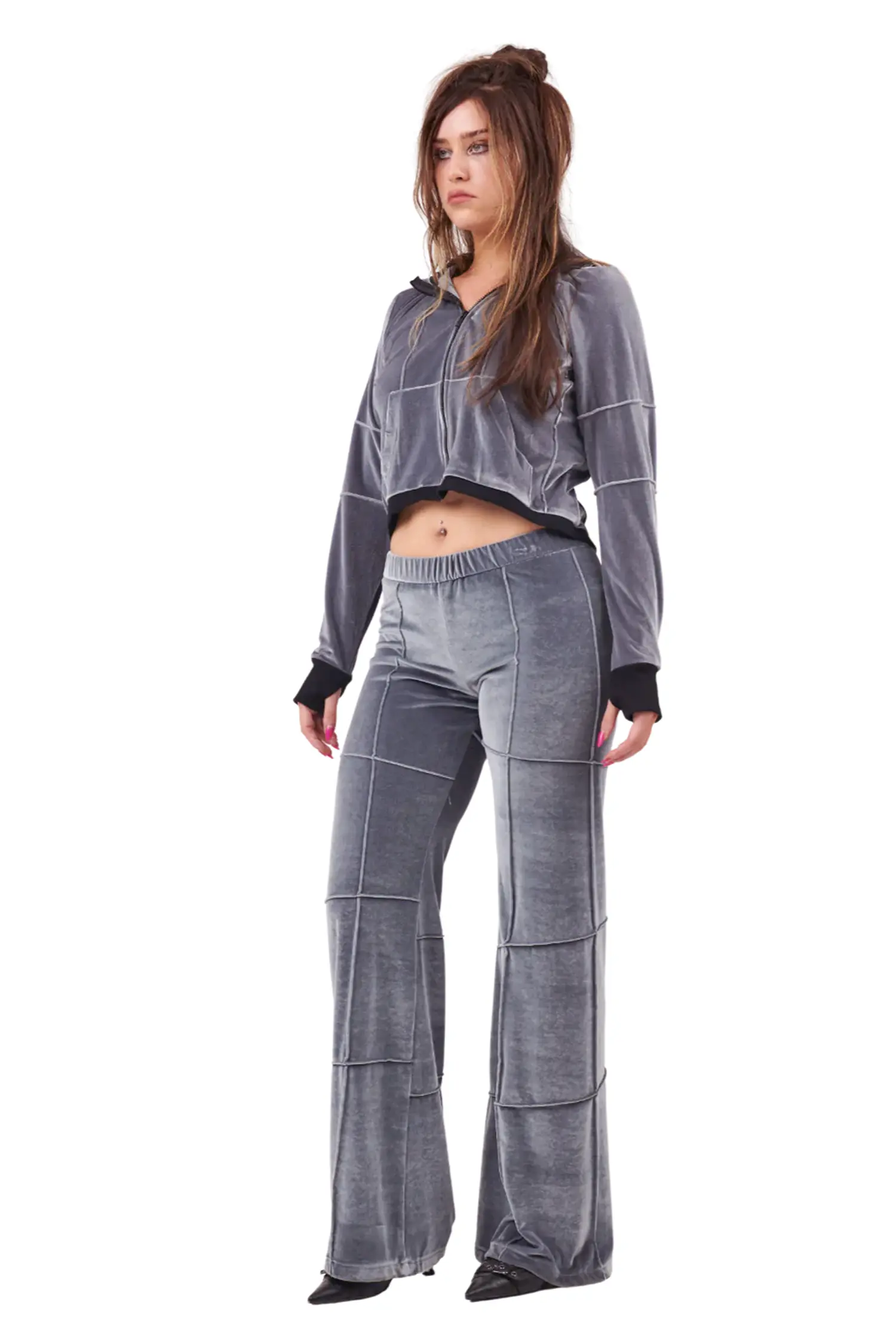 Spider Pant - Grey (Flare) - Image 4