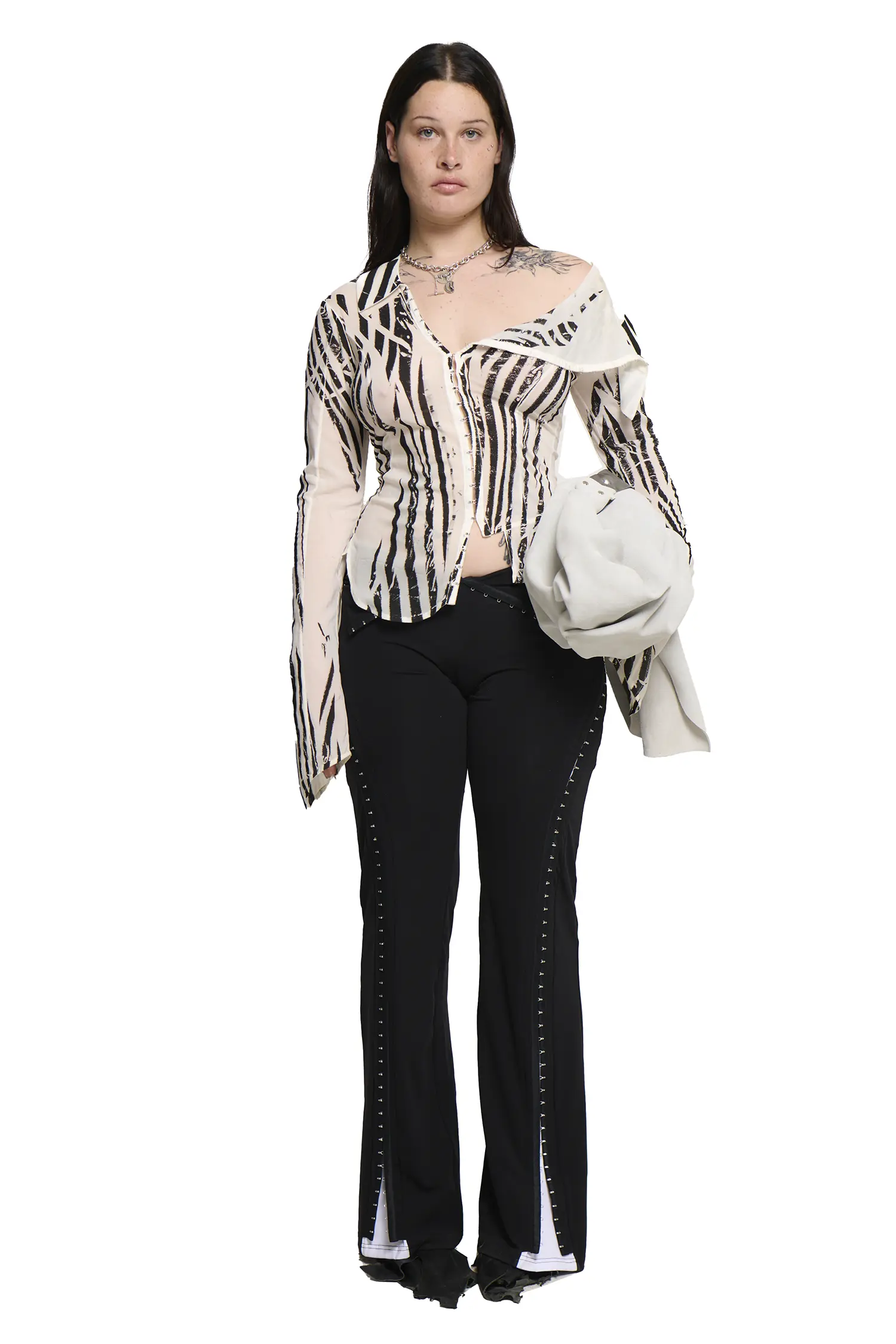 Hooked Pant - Black/White