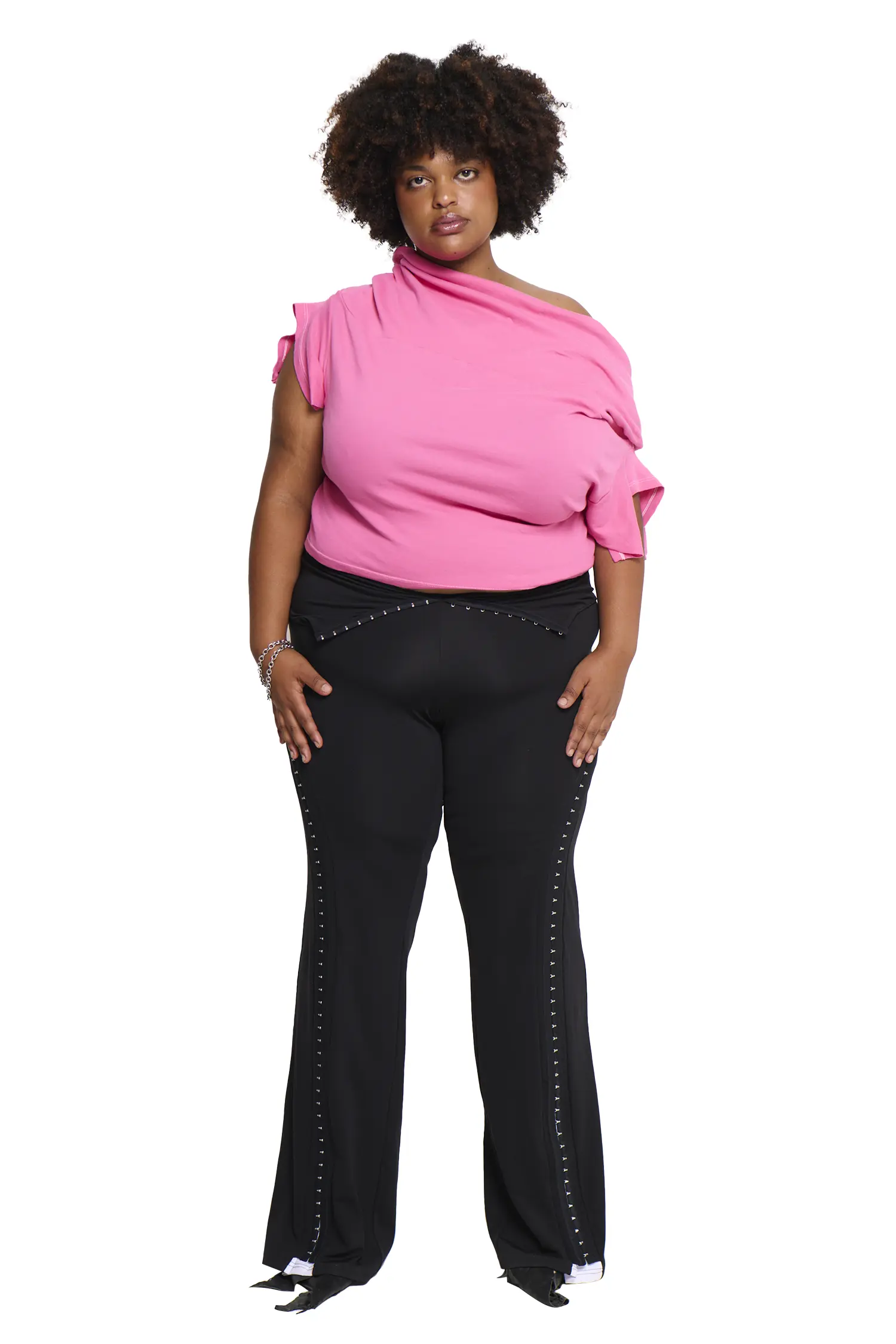 Hooked Pant - Black/White - Image 11