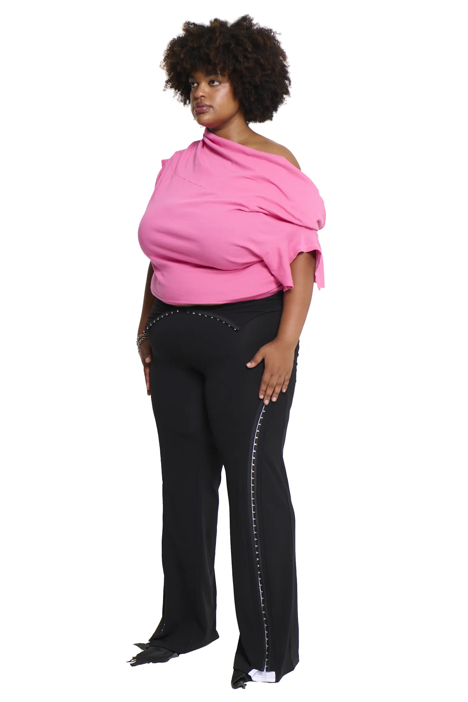 Hooked Pant - Black/White - Image 12