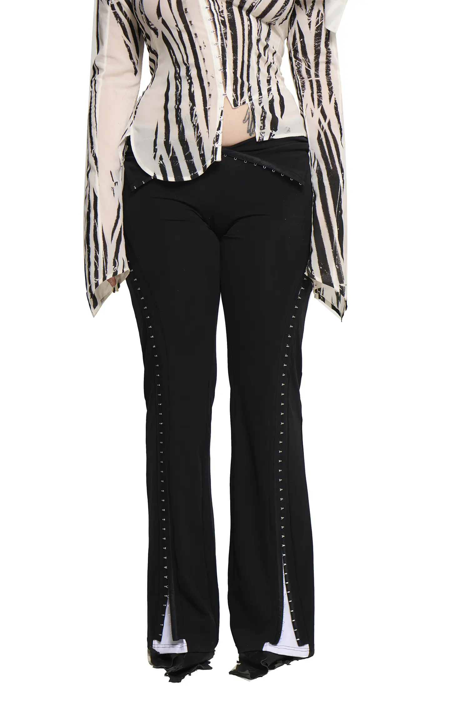 Hooked Pant - Black/White - Image 2