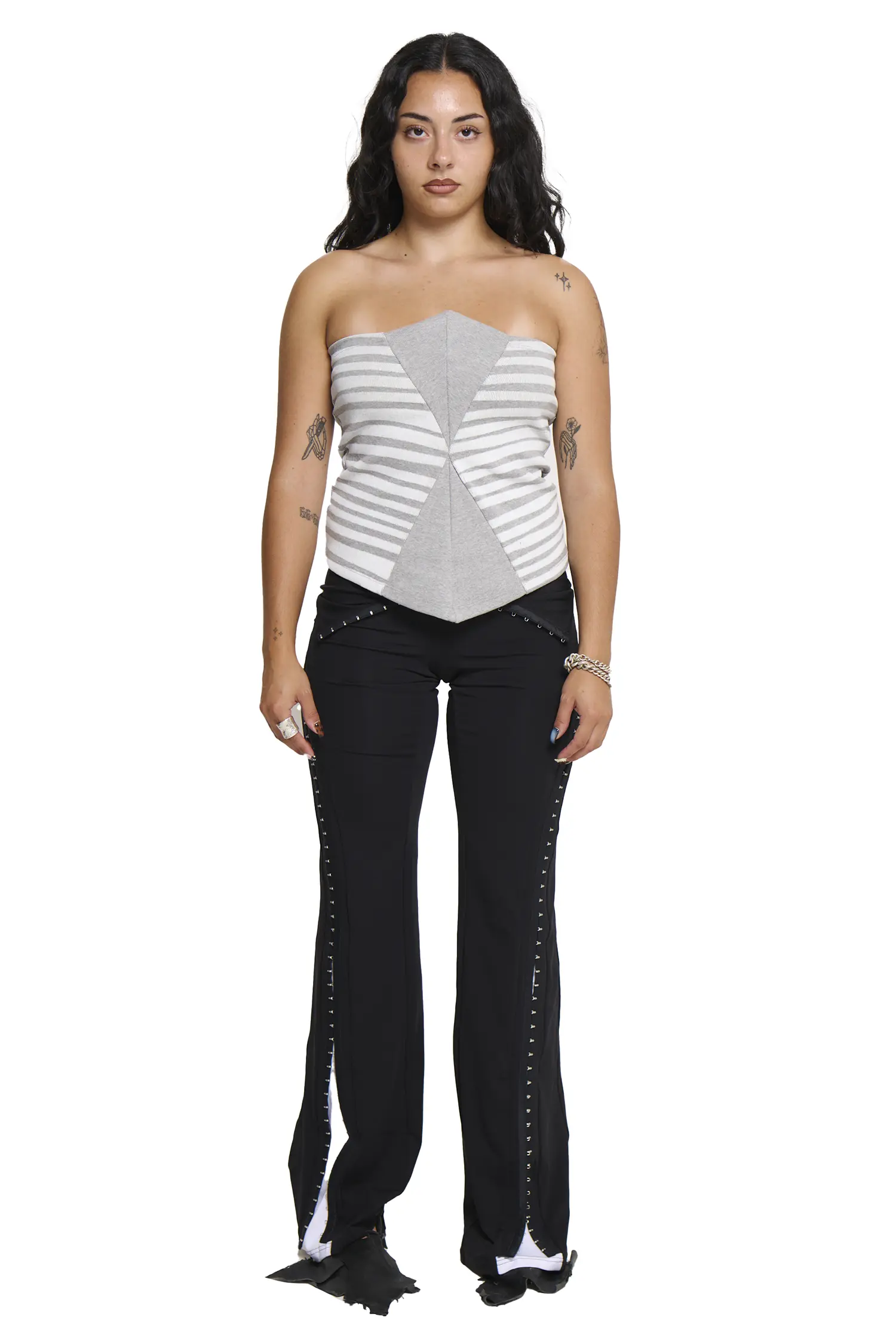 Hooked Pant - Black/White - Image 7