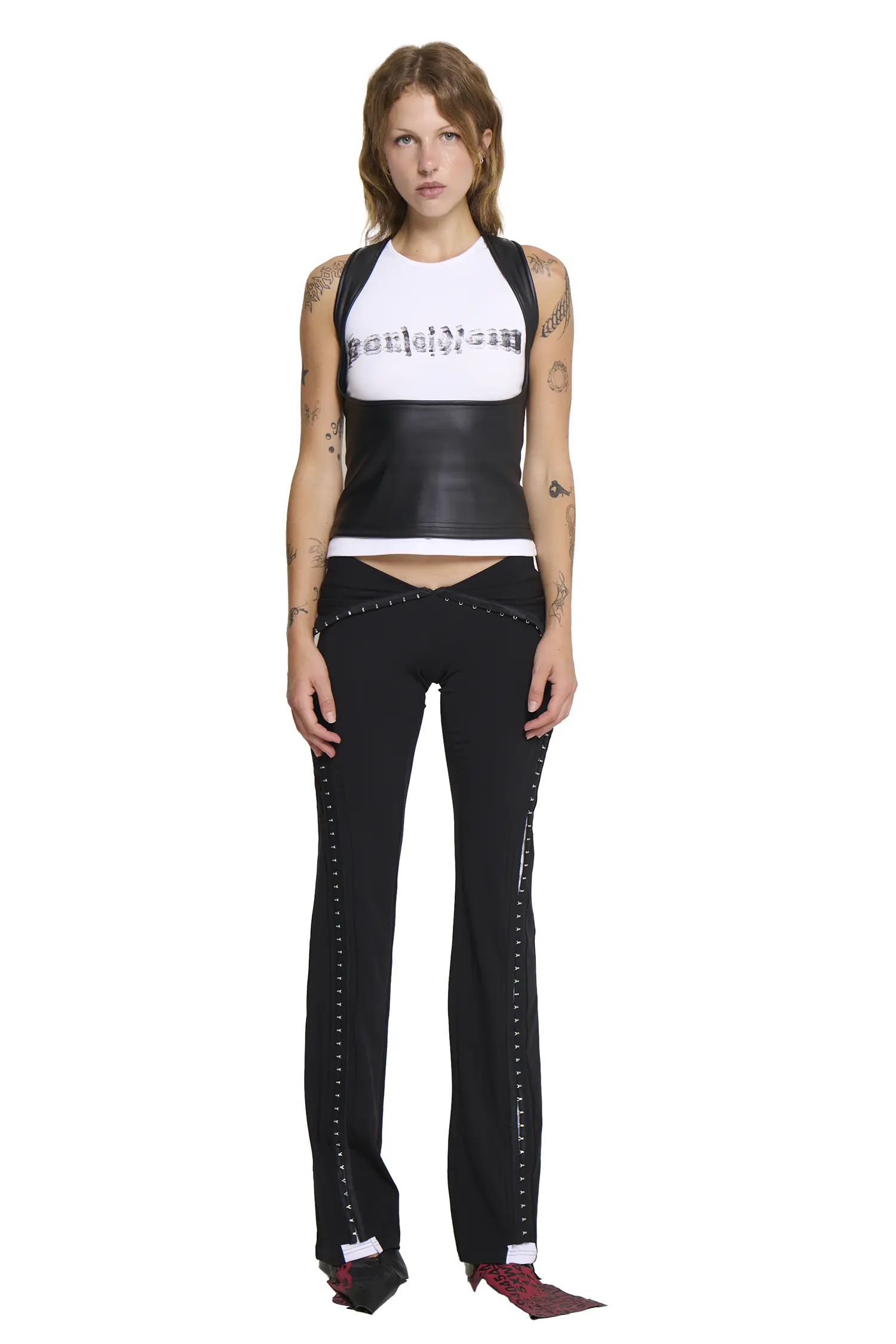 Hooked Pant - Black/White - Image 9