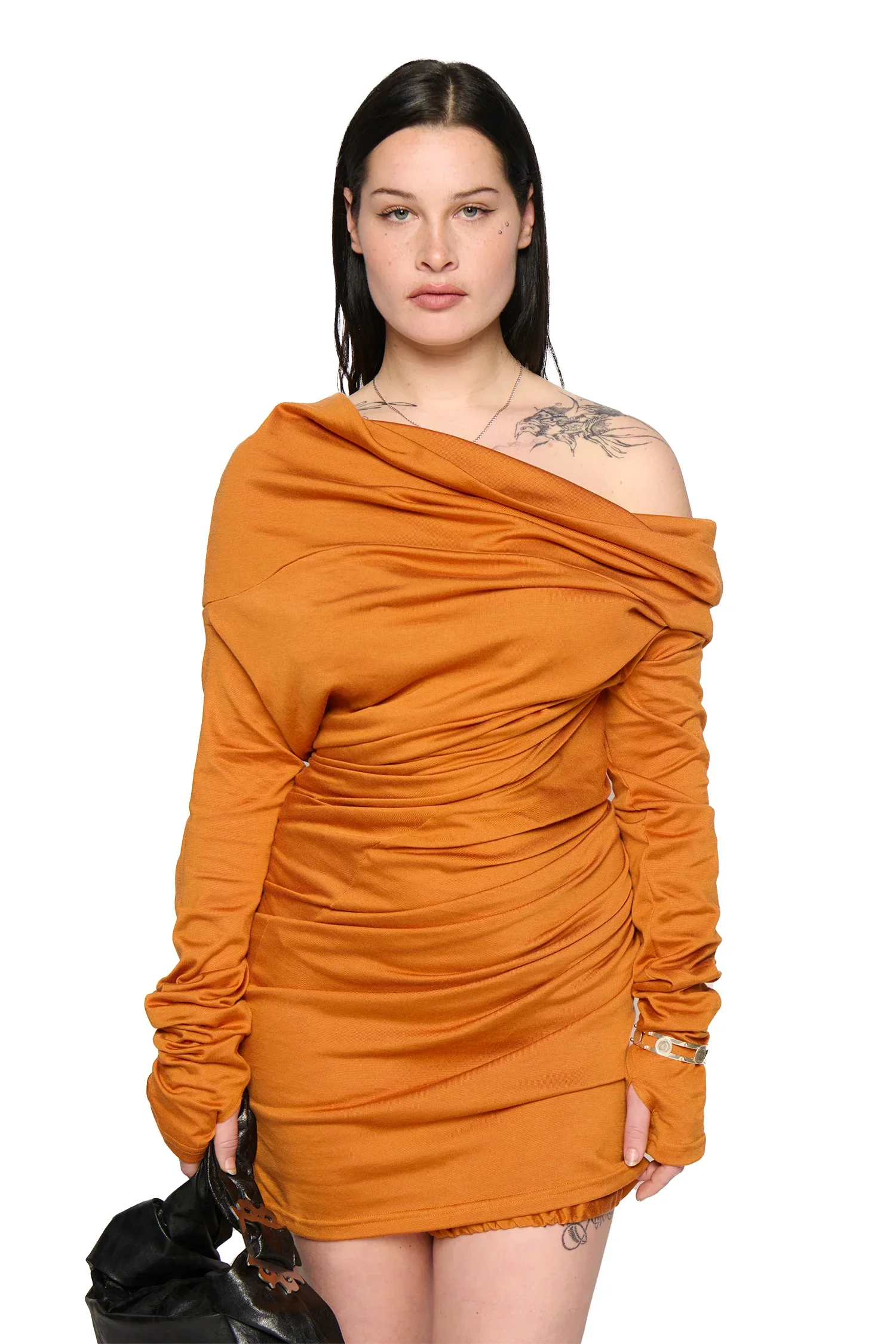 Lulu Dress - Orange - Image 7