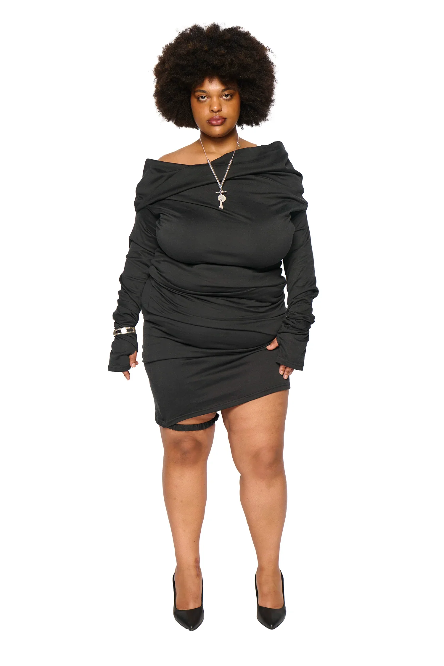 Lulu Dress - Black - Image 5