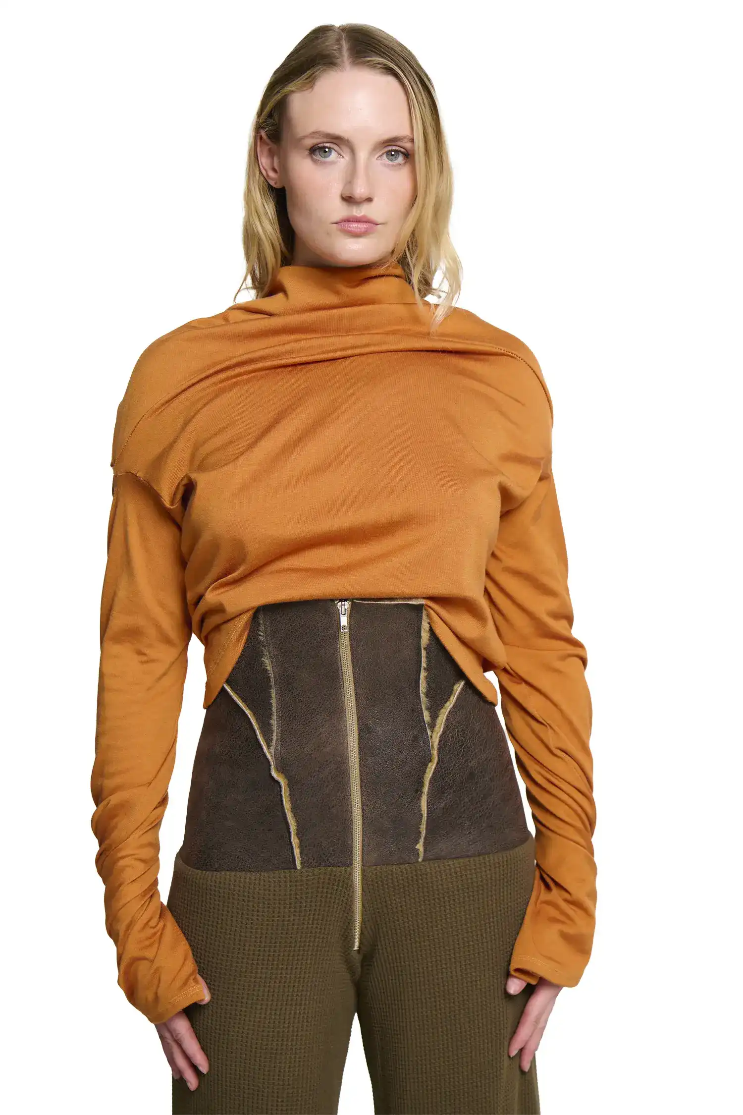 Lulu Long Sleeve - Orange - Image 3