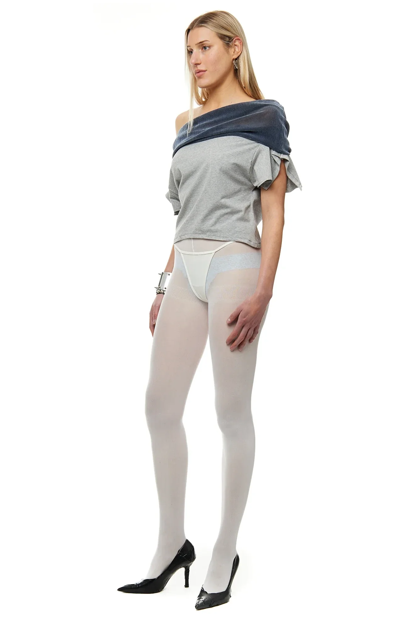 Lulu Top - Grey - Image 2