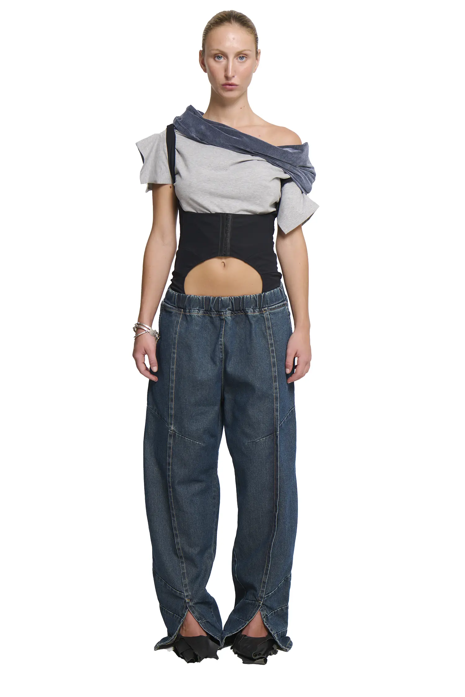 Lulu Top - Grey - Image 6
