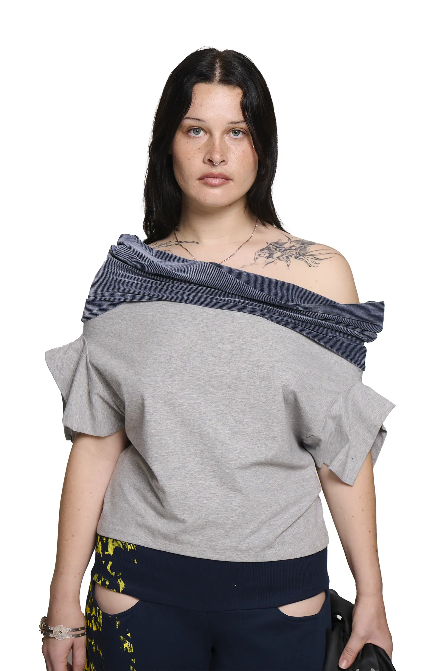 Lulu Top - Grey - Image 7
