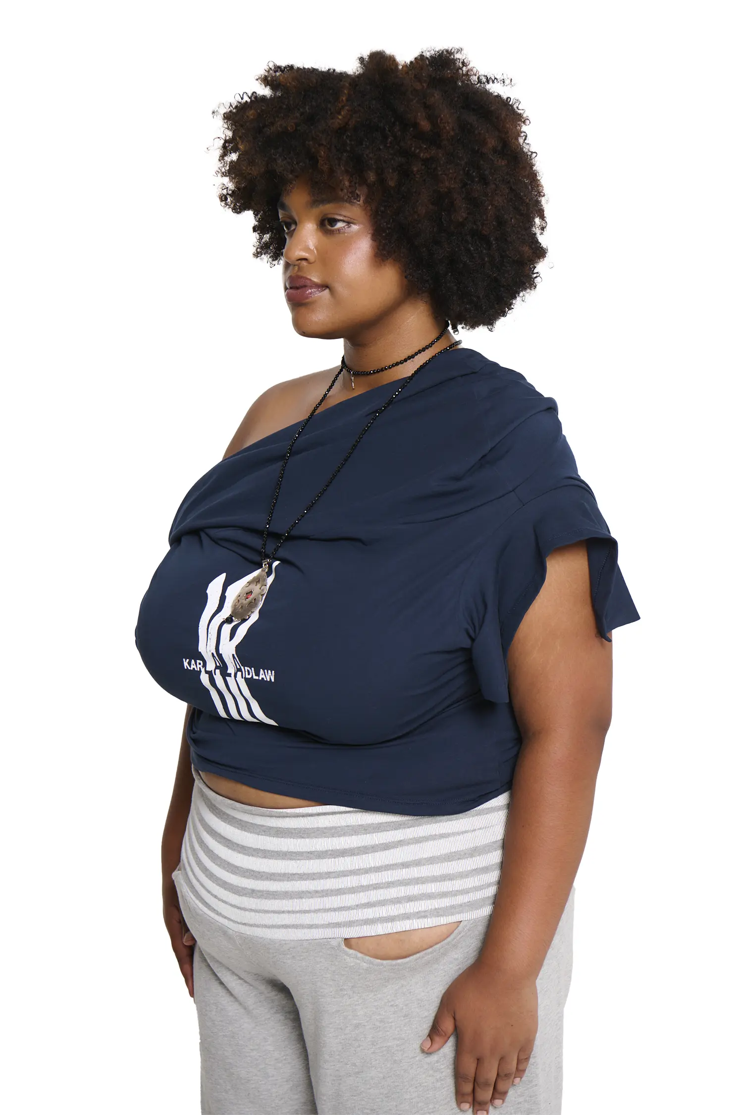 Lulu Top - Navy - Image 2