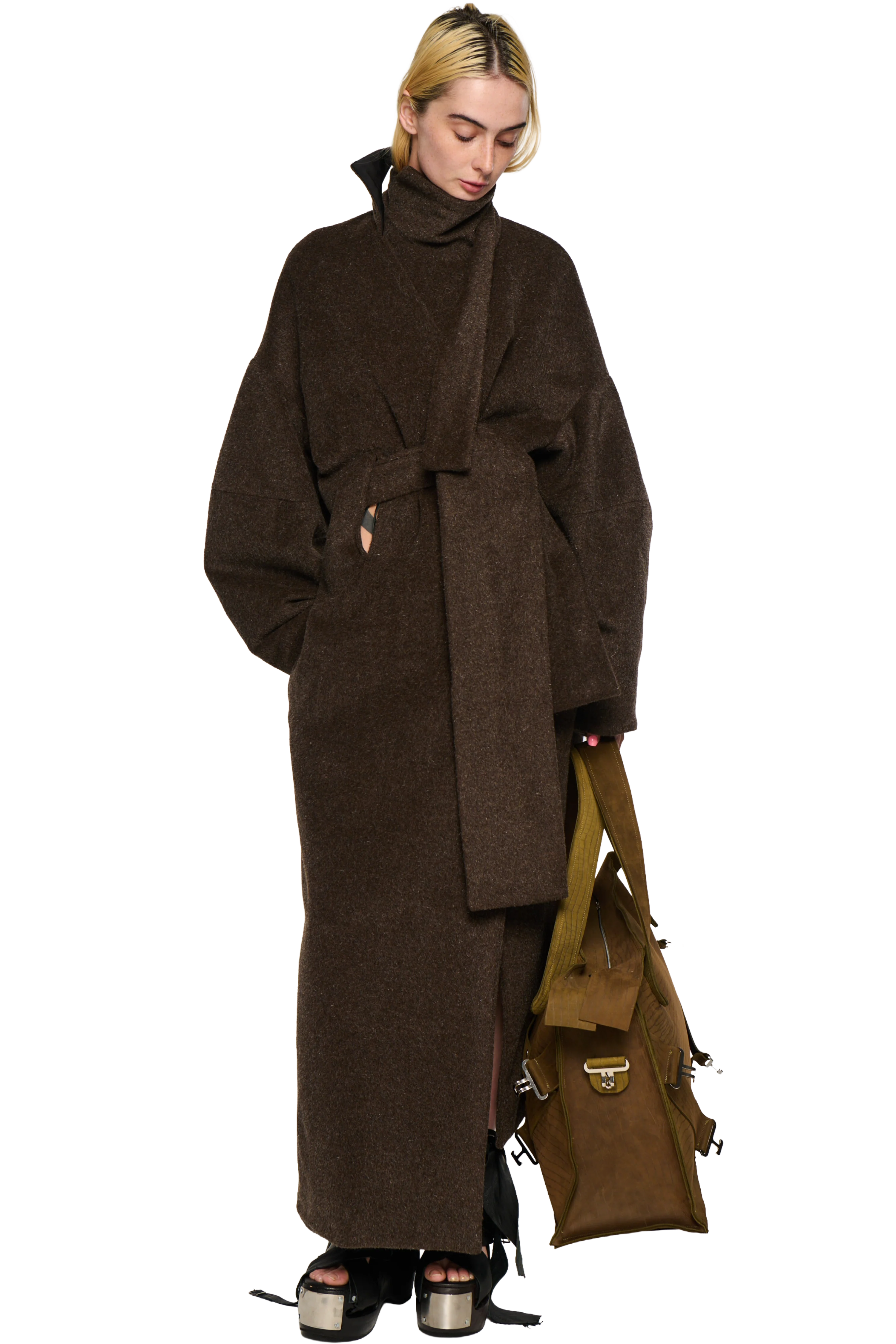 Manola Coat - Brown (Blend) - Image 3