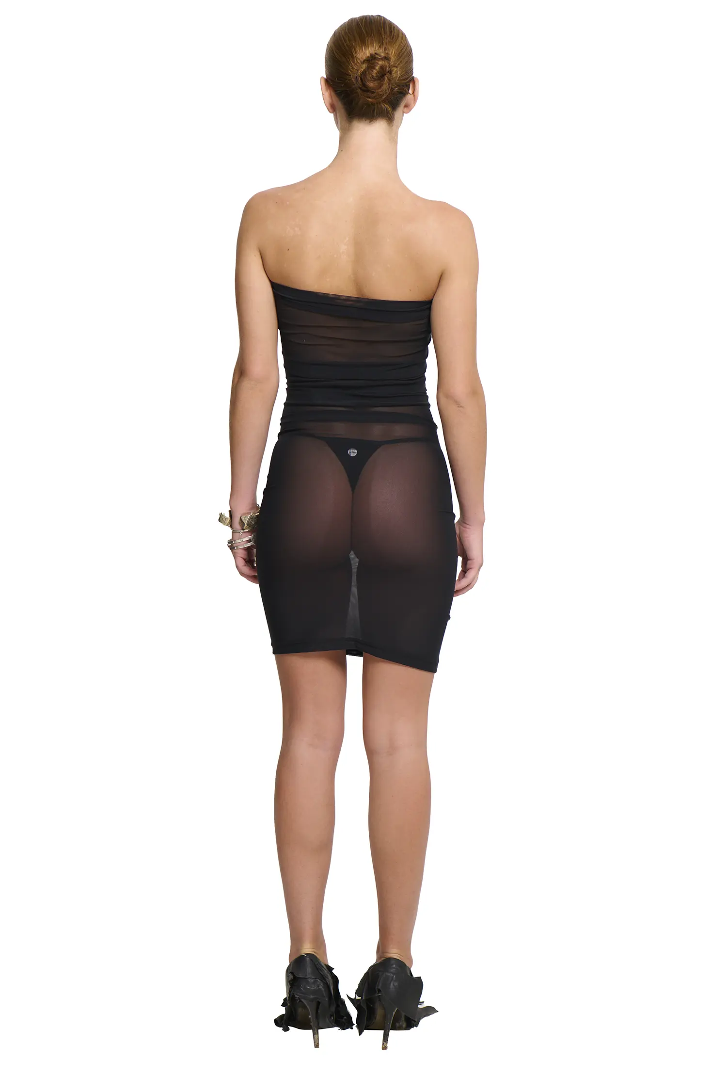 Angel Mesh Slip Dress - Image 3