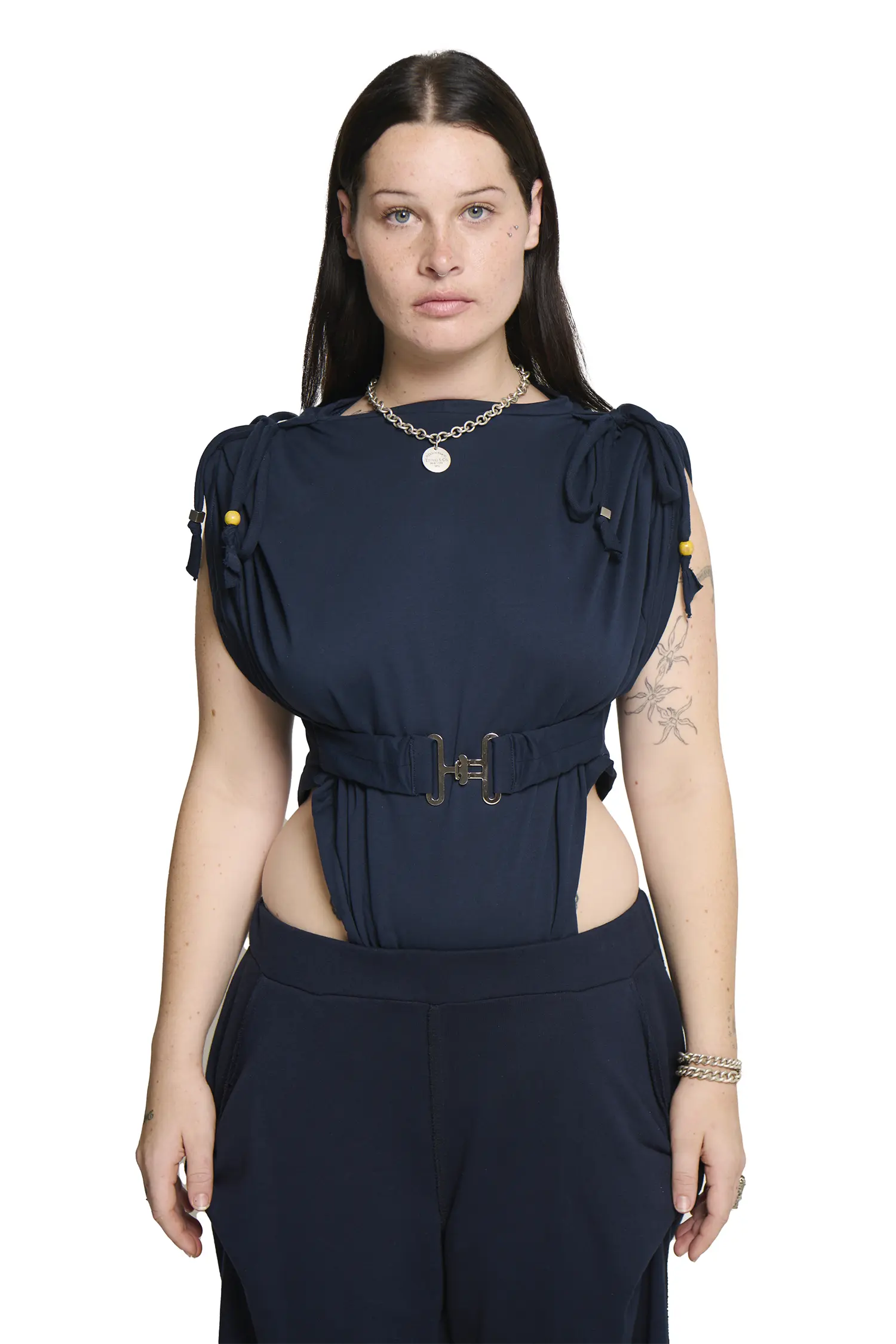 One Piece Tshirt - Navy - Image 2