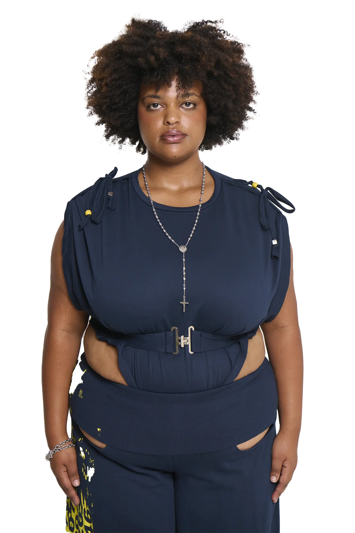 One Piece Tshirt - Navy - Image 4