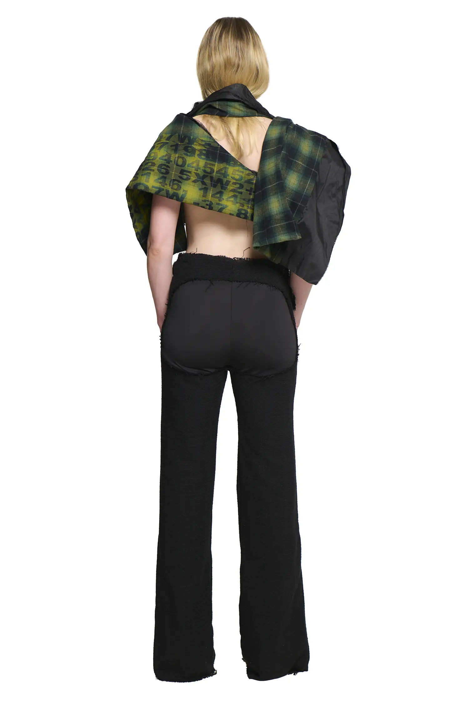 Phoebe Tweed Suit Pant - Black - Image 2