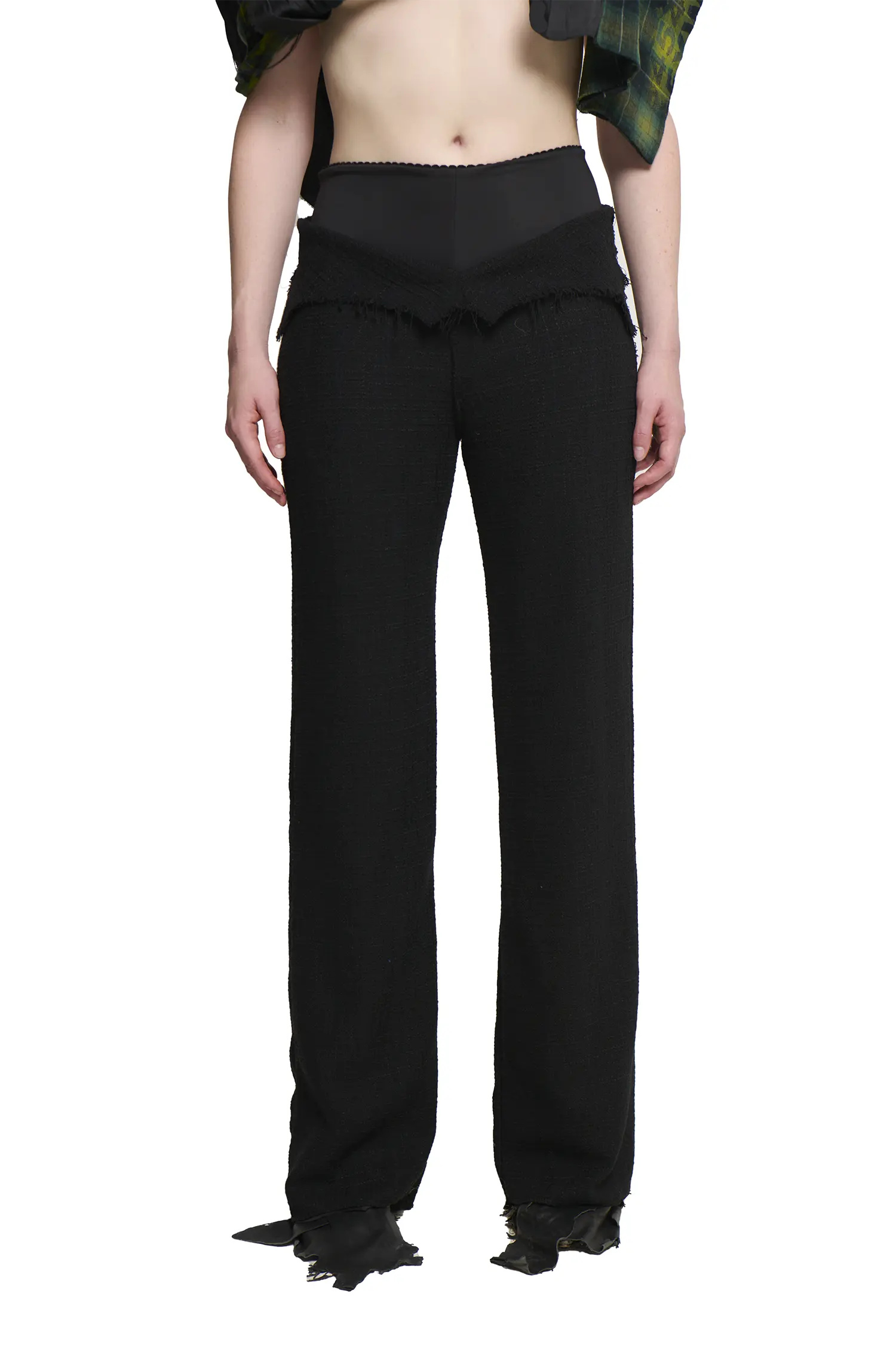 Phoebe Tweed Suit Pant - Black - Image 3