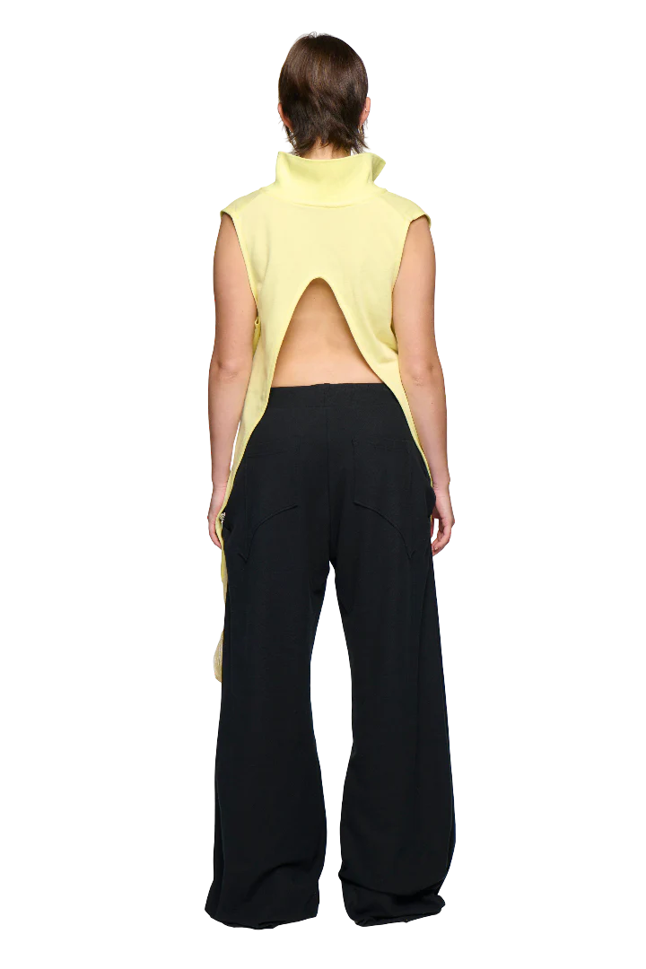 Pique Frank Pant - Black - Image 3