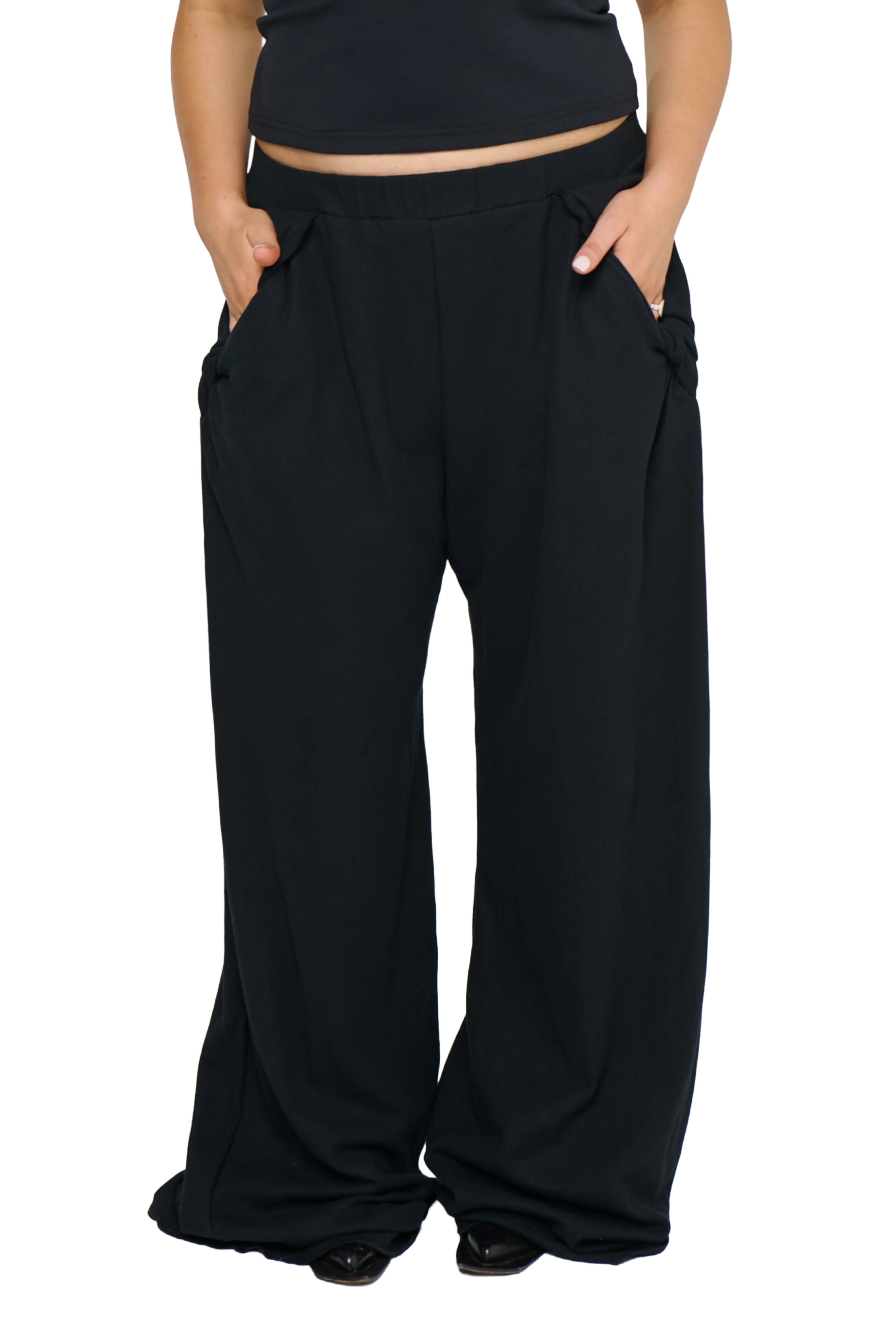 Pique Frank Pant - Black - Image 8