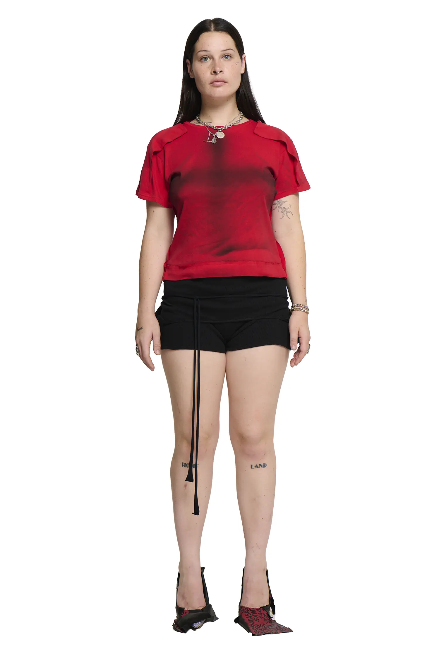 Placket T-Shirt Red - Image 3