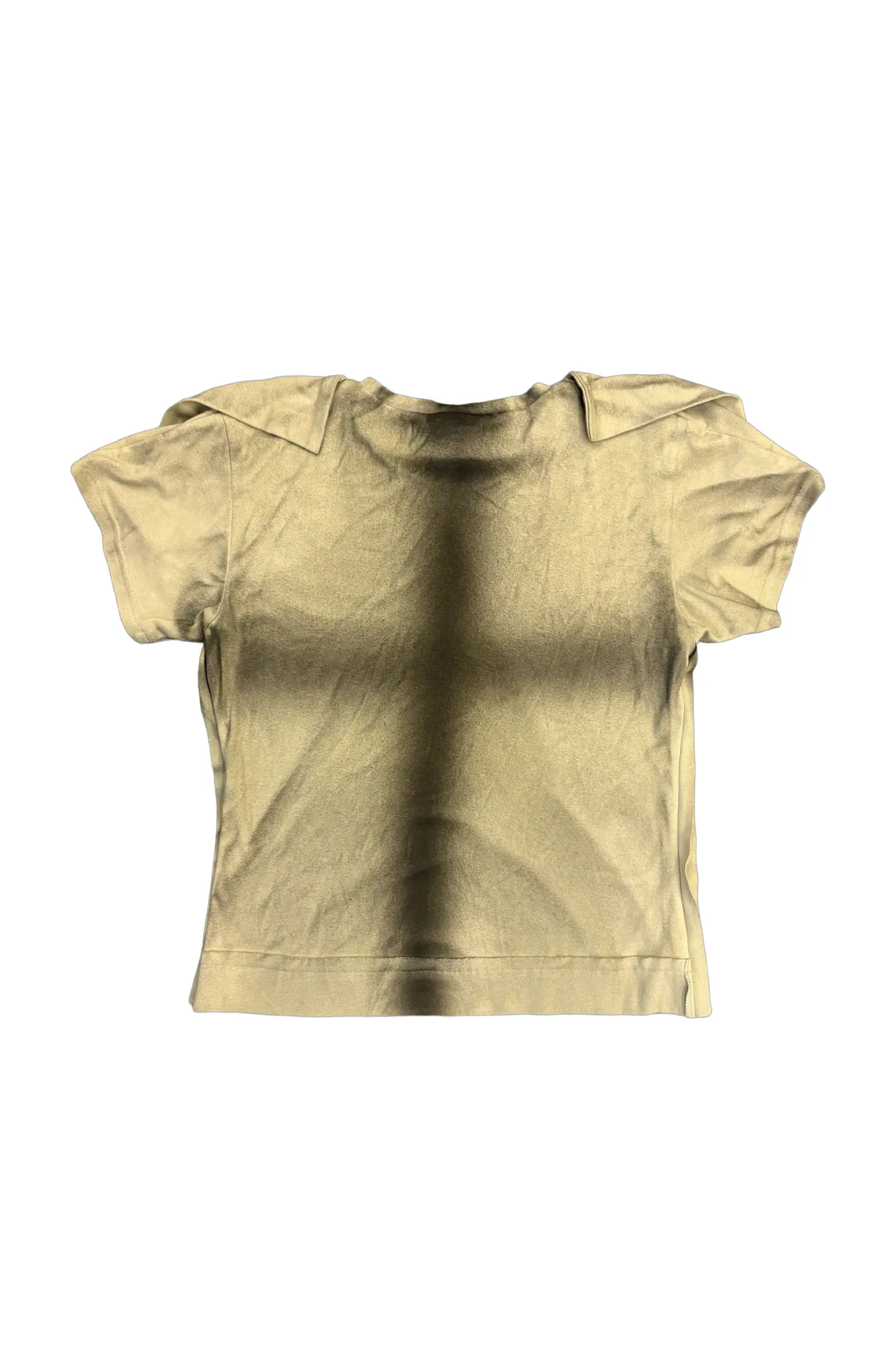 Placket T-Shirt Beige - Image 4