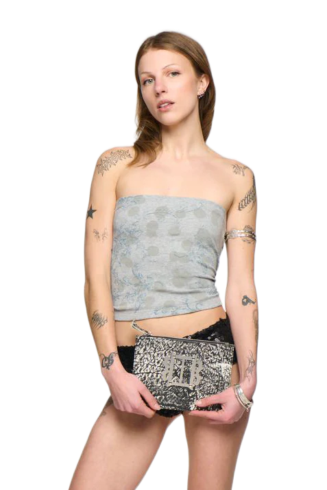 Polka-Dot Bandeau Top - Image 4
