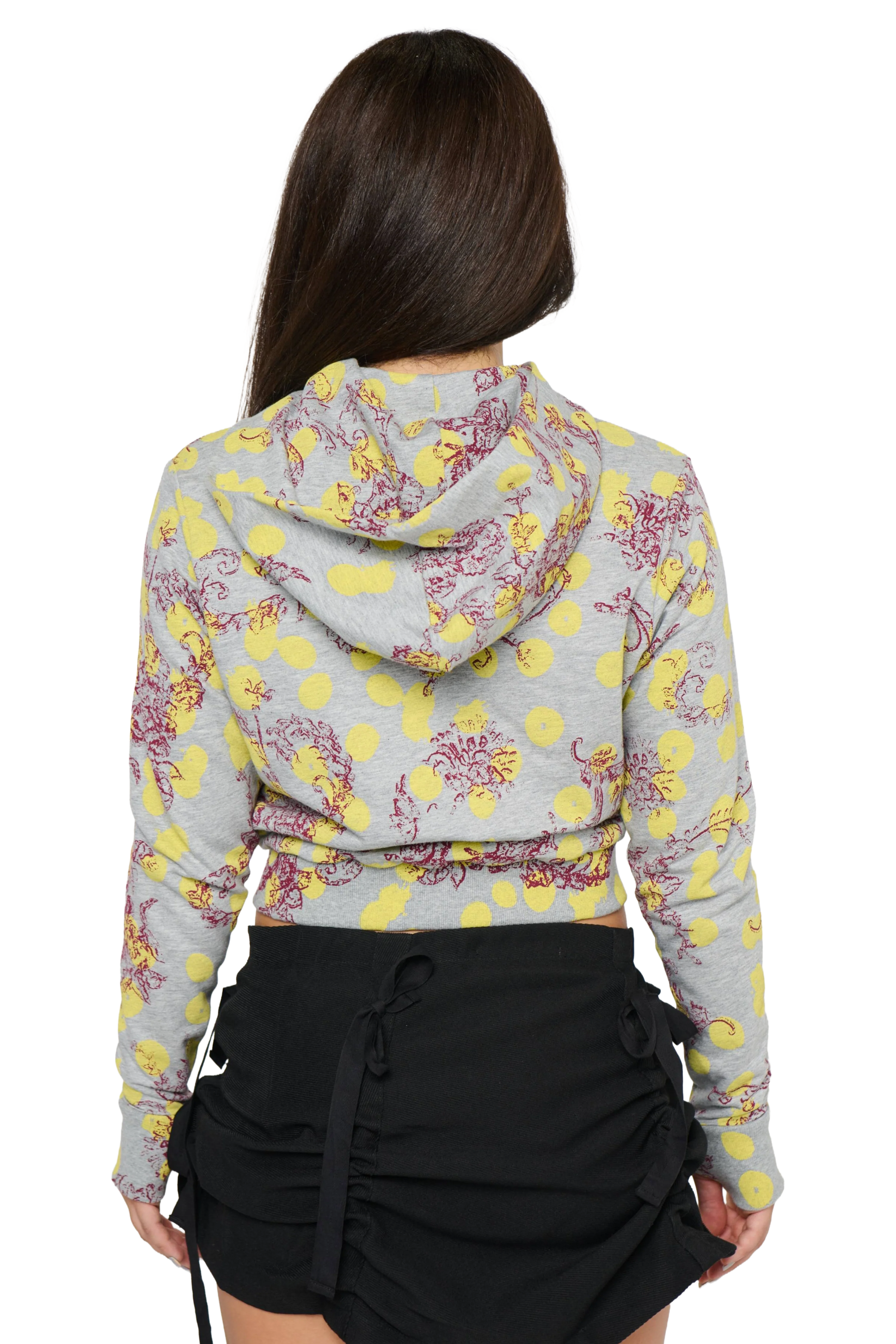 Polka-Dot Jacket - Grey/Yellow - Image 4