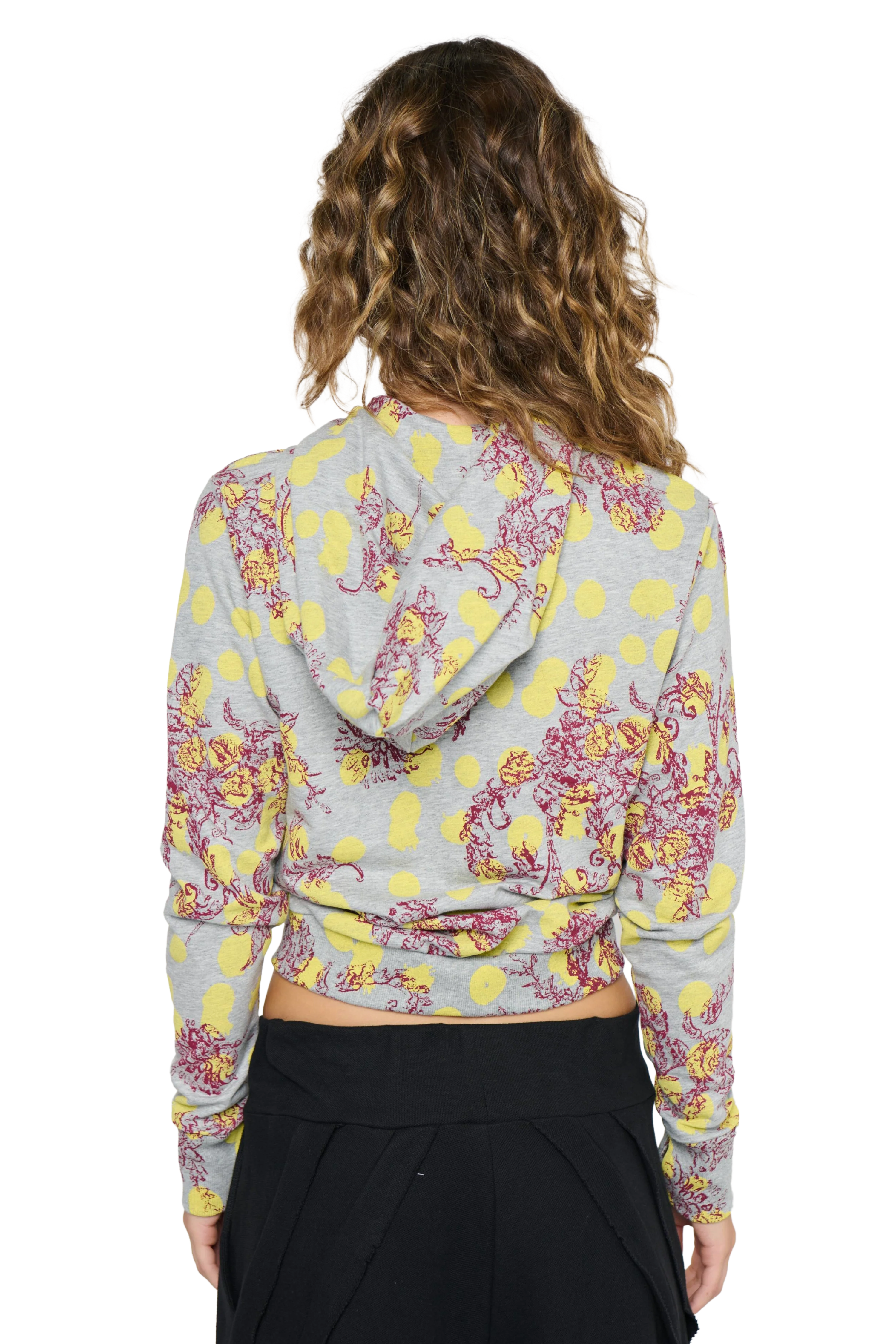 Polka-Dot Jacket - Grey/Yellow - Image 6