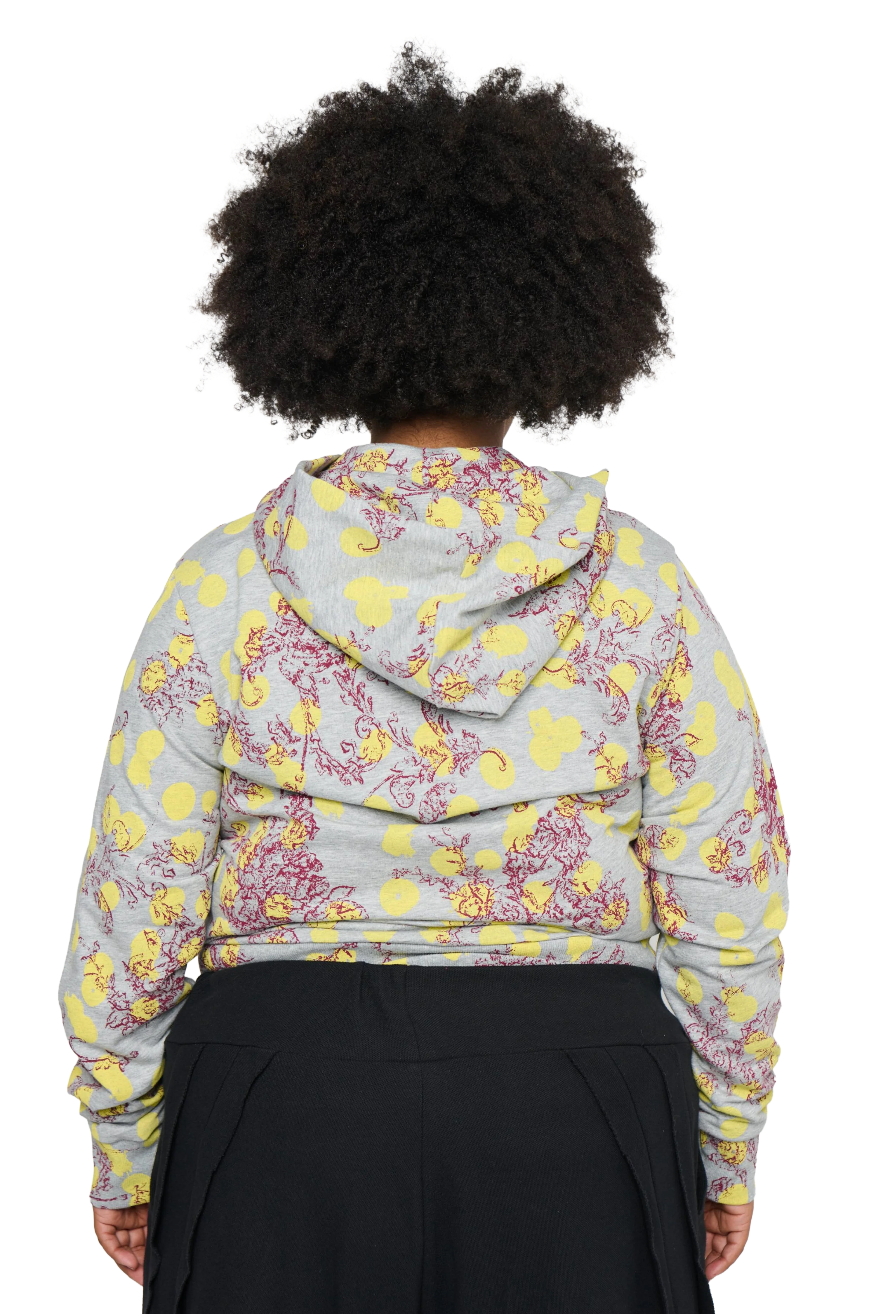 Polka-Dot Jacket - Grey/Yellow - Image 9