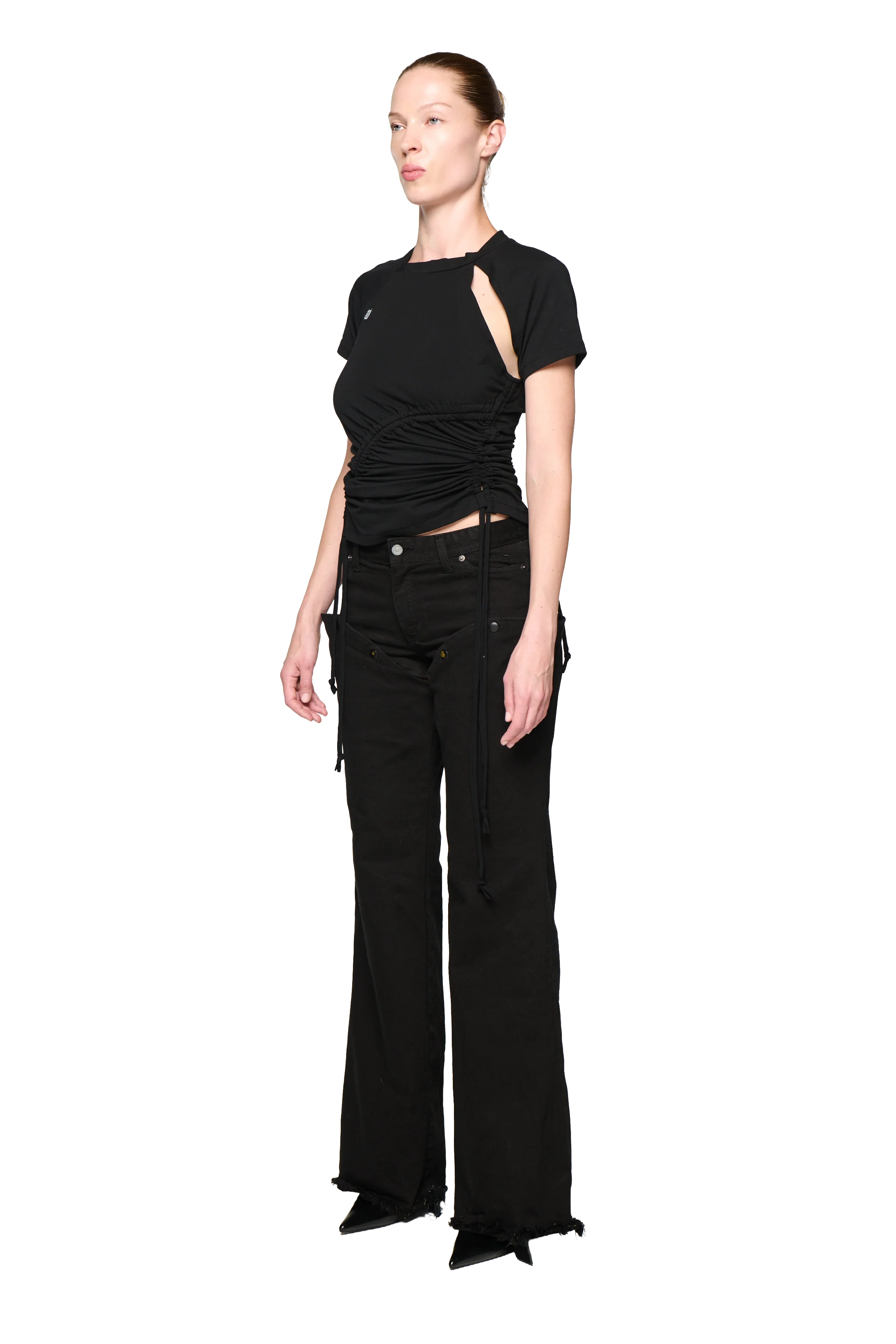Run Off Denim V2 - Black - Image 2
