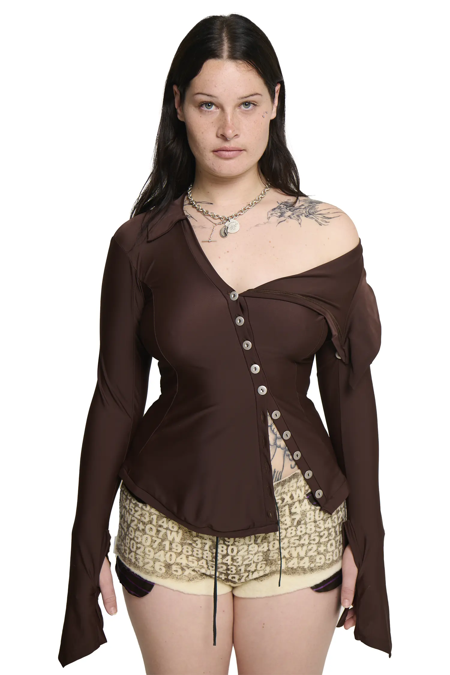 Sailor Shirt - Brown - Image 6