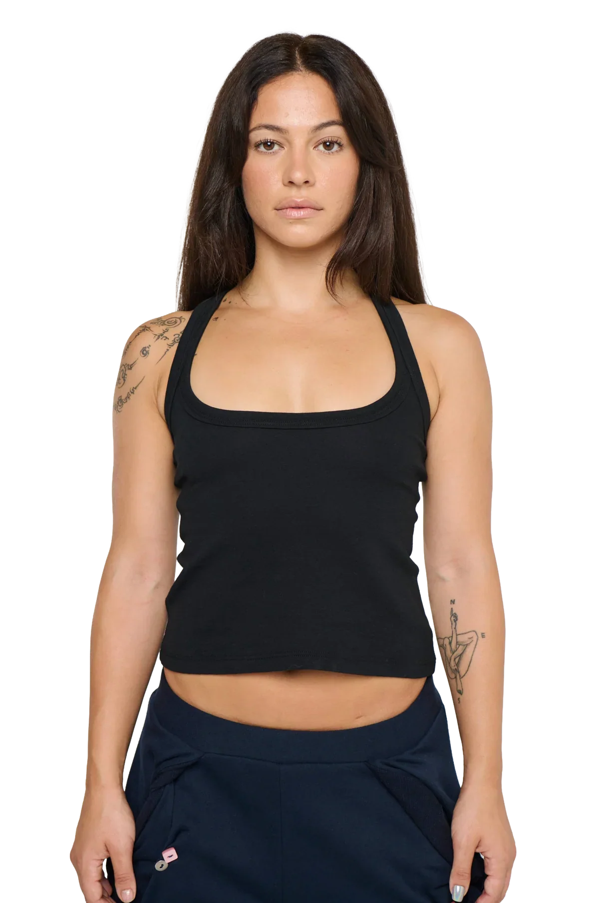 Scoop Neck Tank - Deep Purple - Image 4