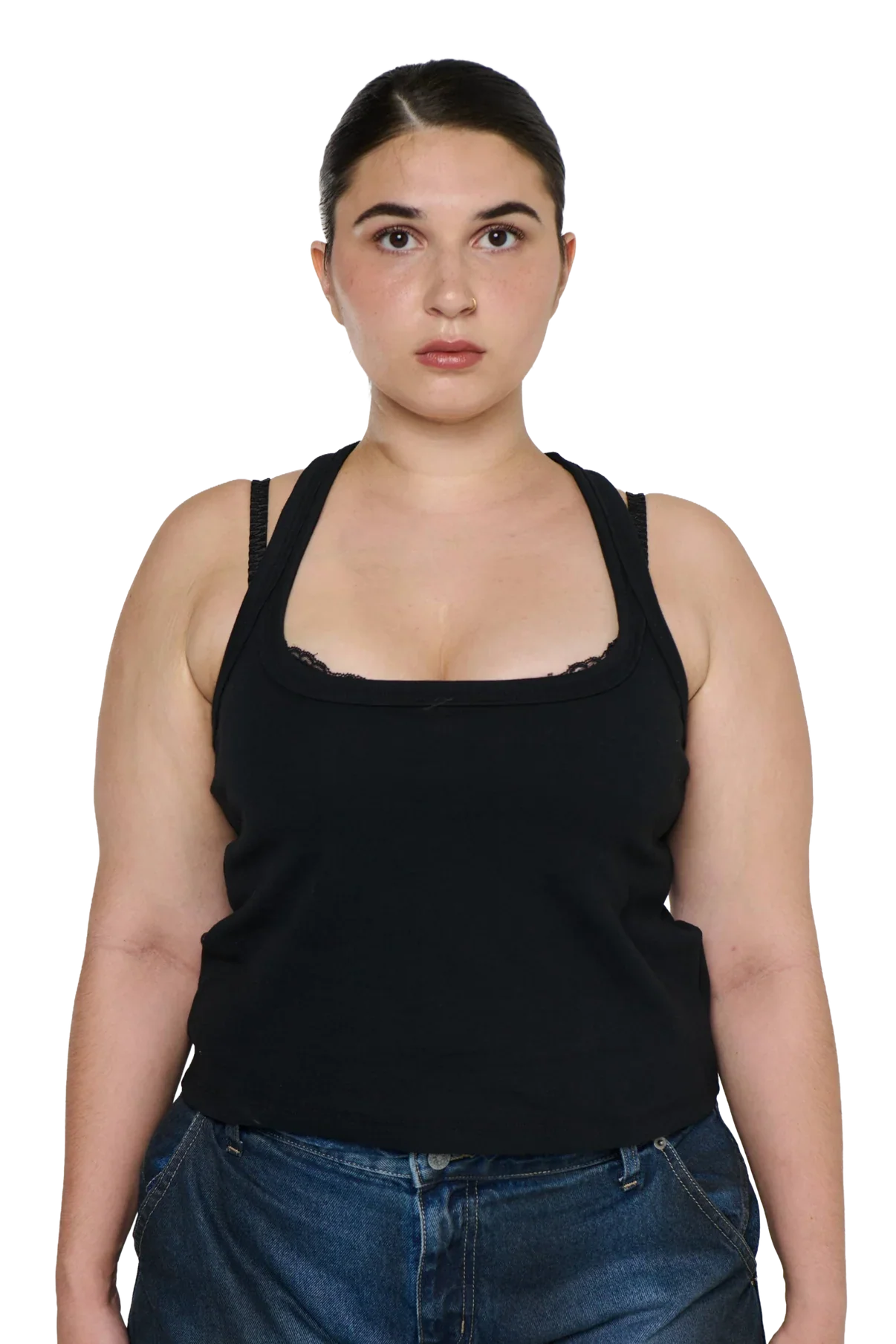 Scoop Neck Tank - Deep Purple - Image 6
