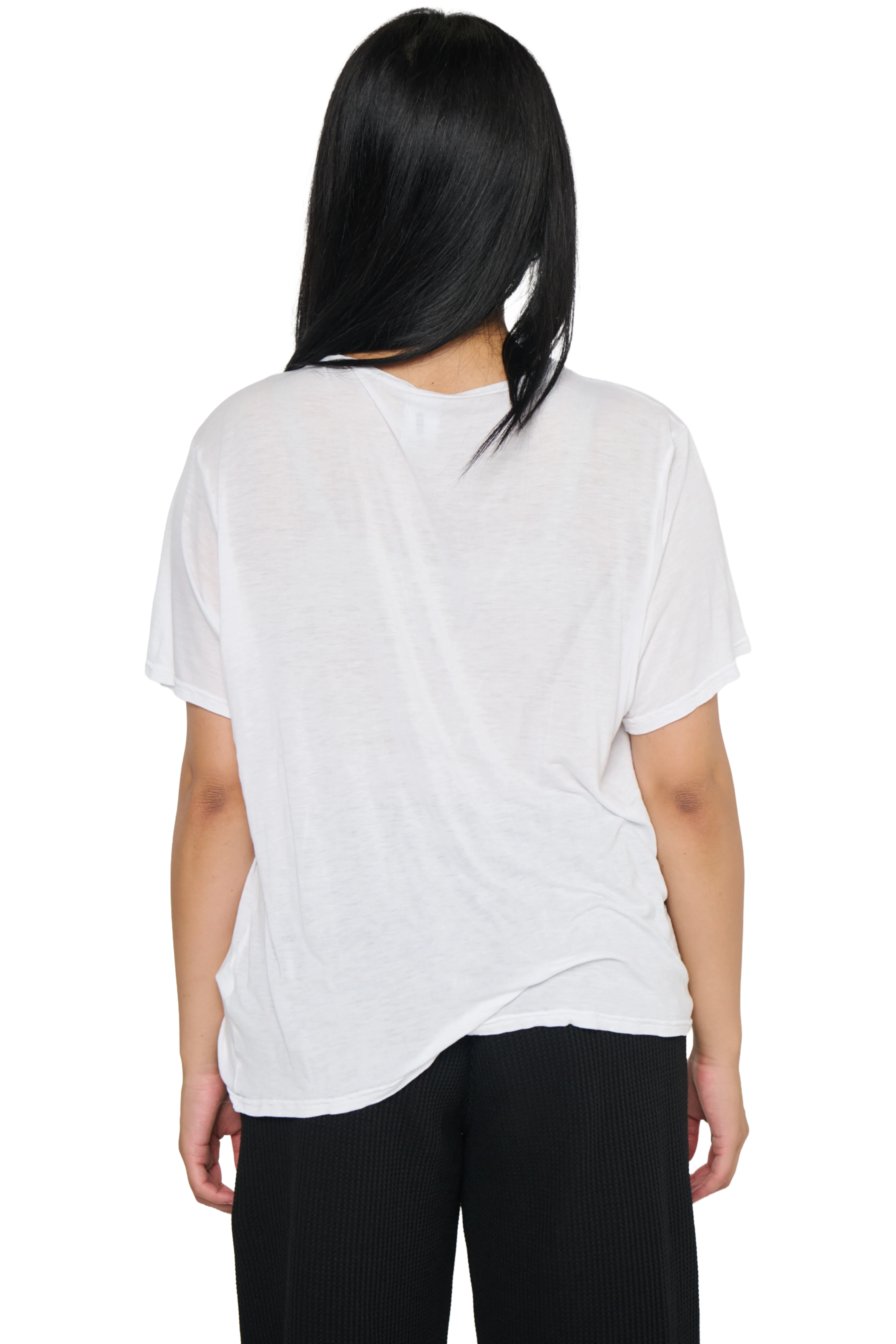 Scrunch T-Shirt - White - Image 5